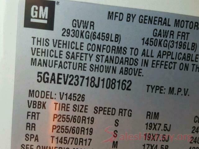 2G1105S38H9160243 2008 BUICK ENCLAVE