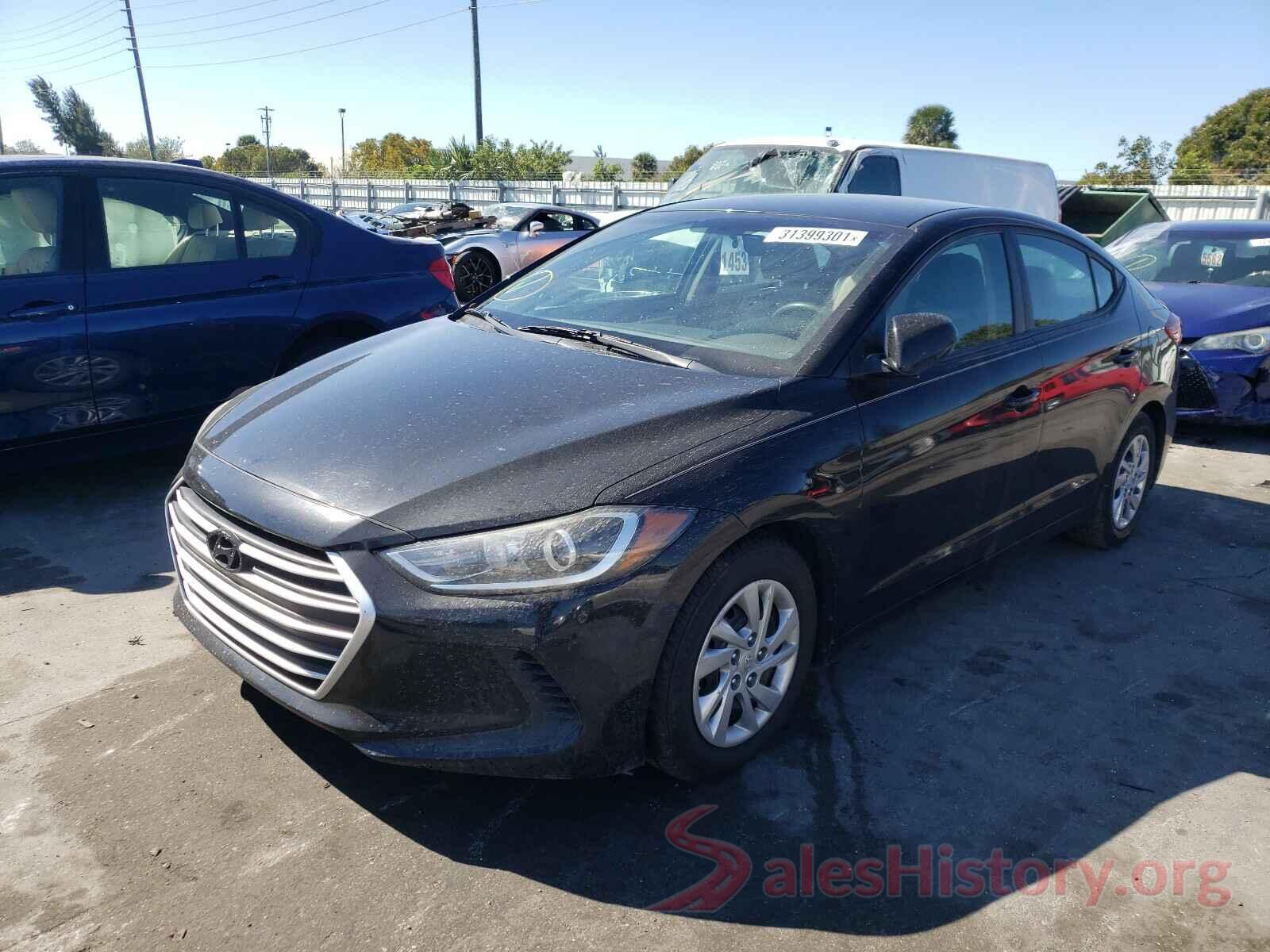 KMHD74LF2HU120726 2017 HYUNDAI ELANTRA