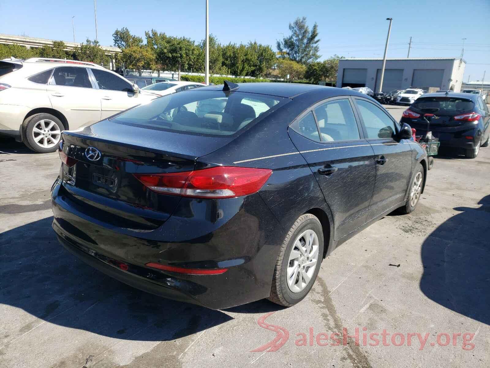 KMHD74LF2HU120726 2017 HYUNDAI ELANTRA