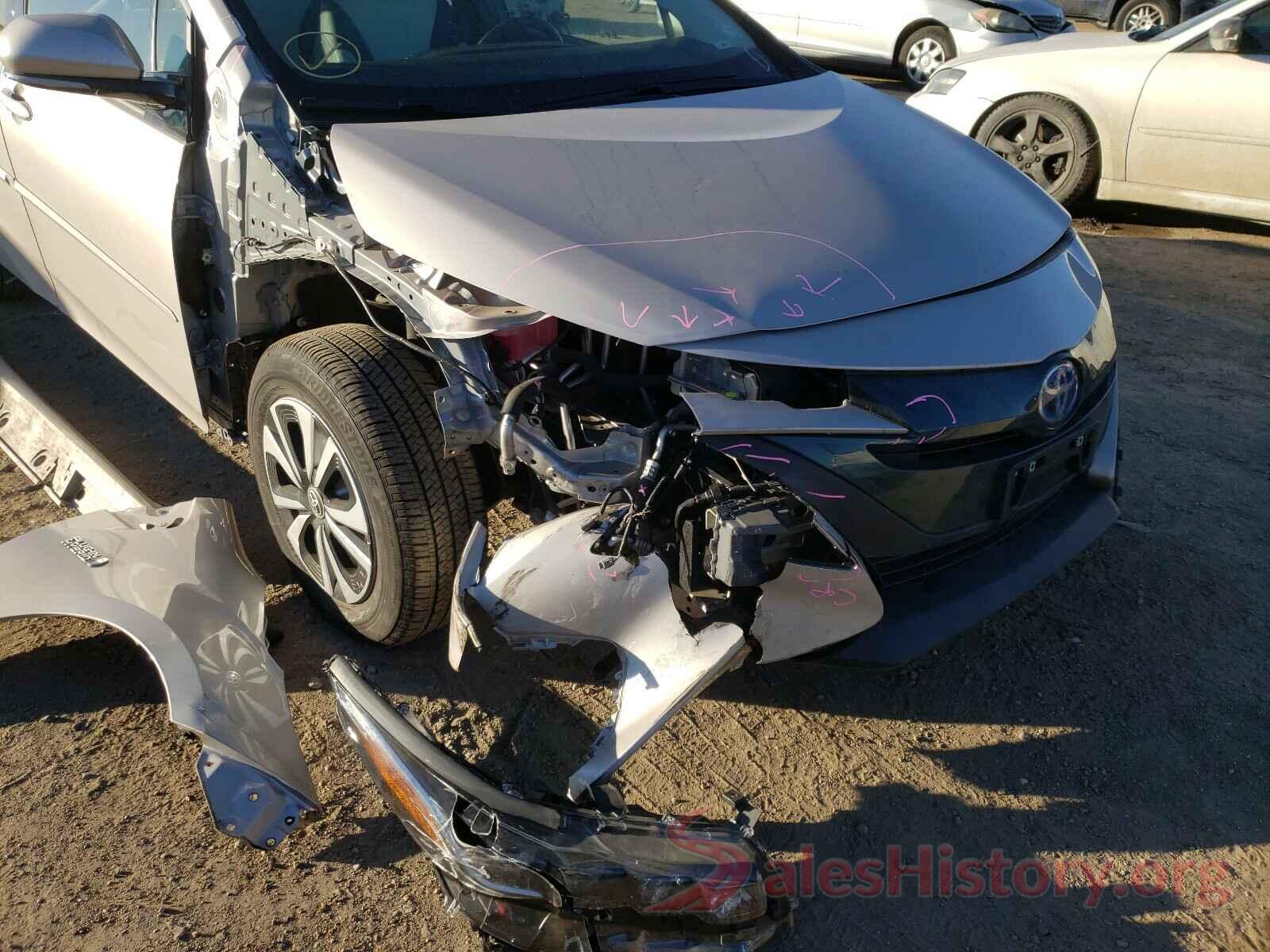 JTDKARFP7K3105392 2019 TOYOTA PRIUS