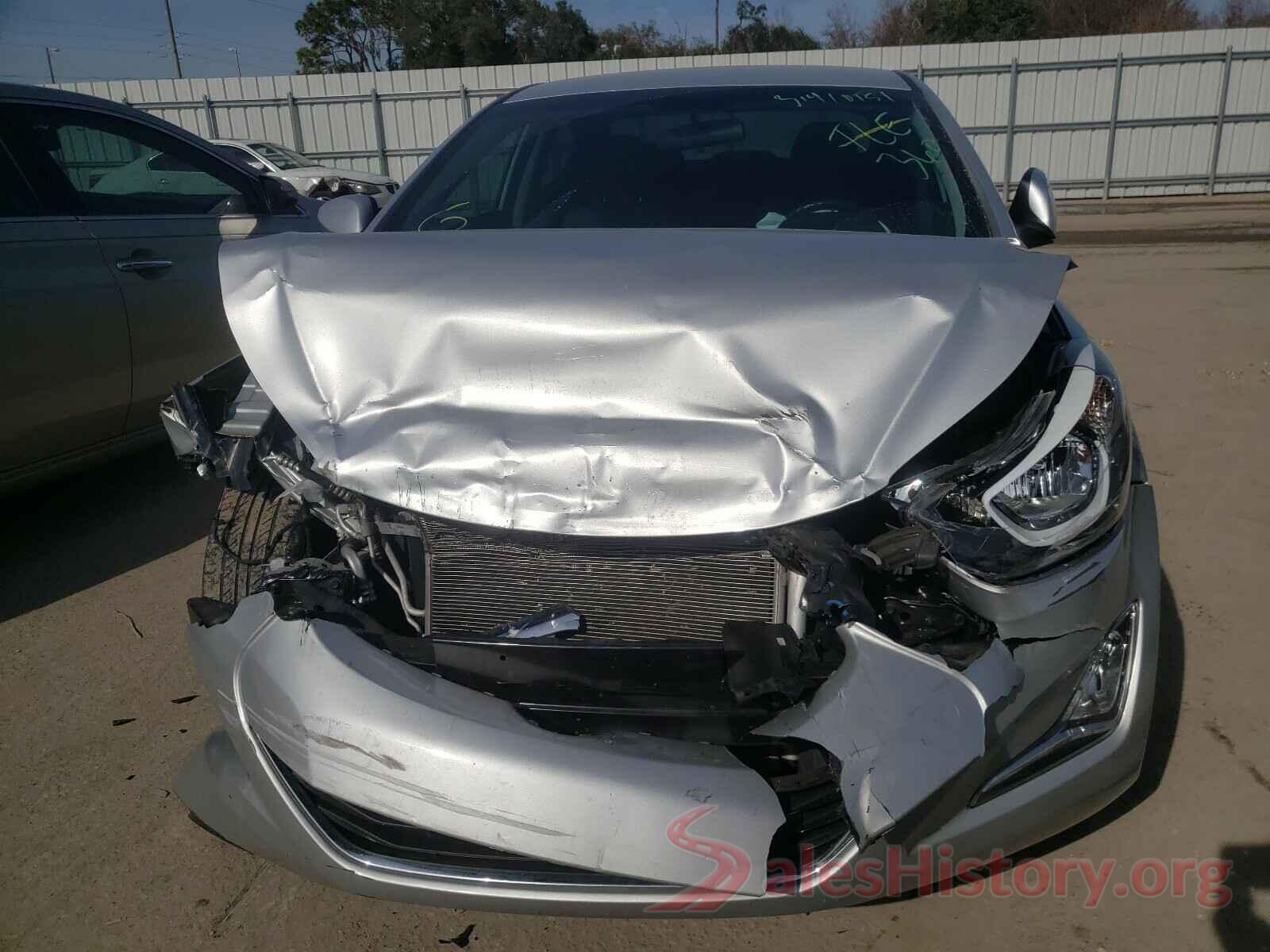 5NPDH4AE1GH788991 2016 HYUNDAI ELANTRA