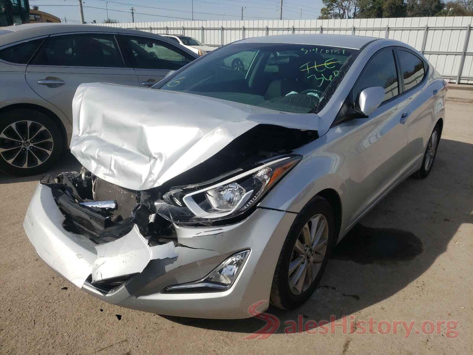 5NPDH4AE1GH788991 2016 HYUNDAI ELANTRA