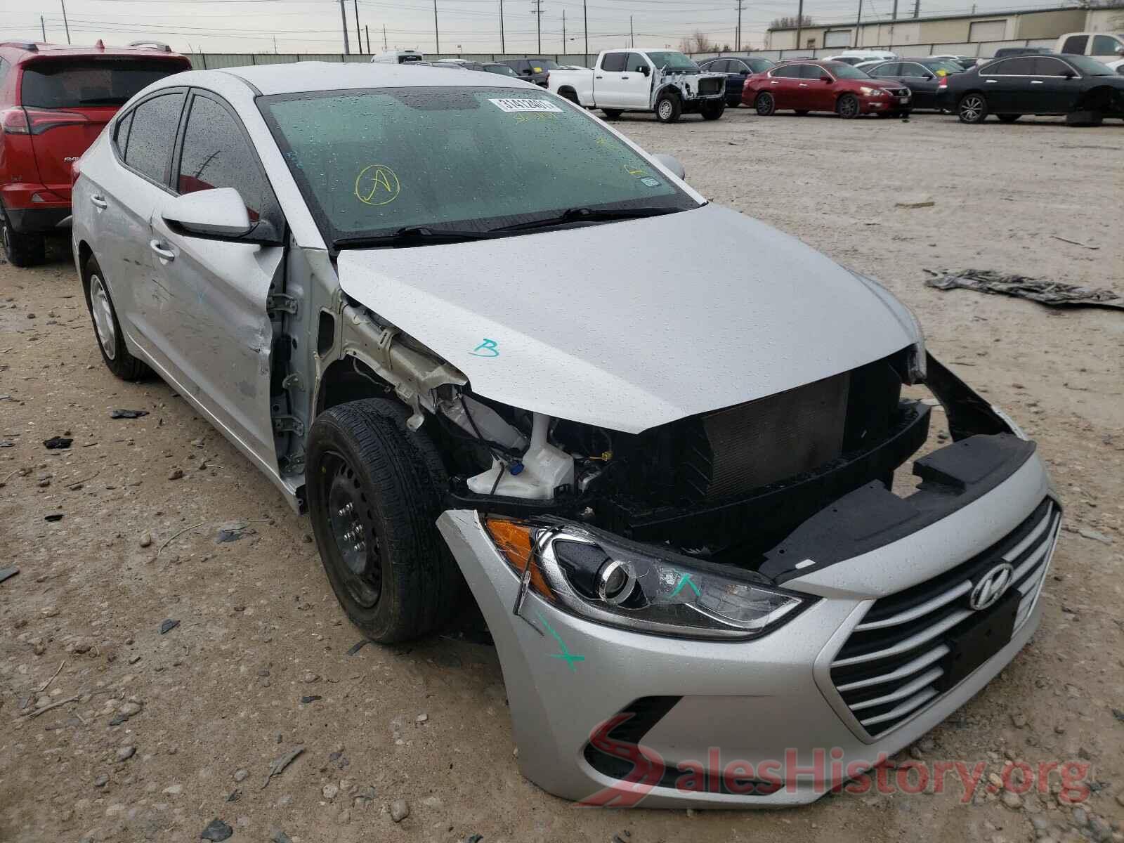 5NPD74LF8JH365101 2018 HYUNDAI ELANTRA