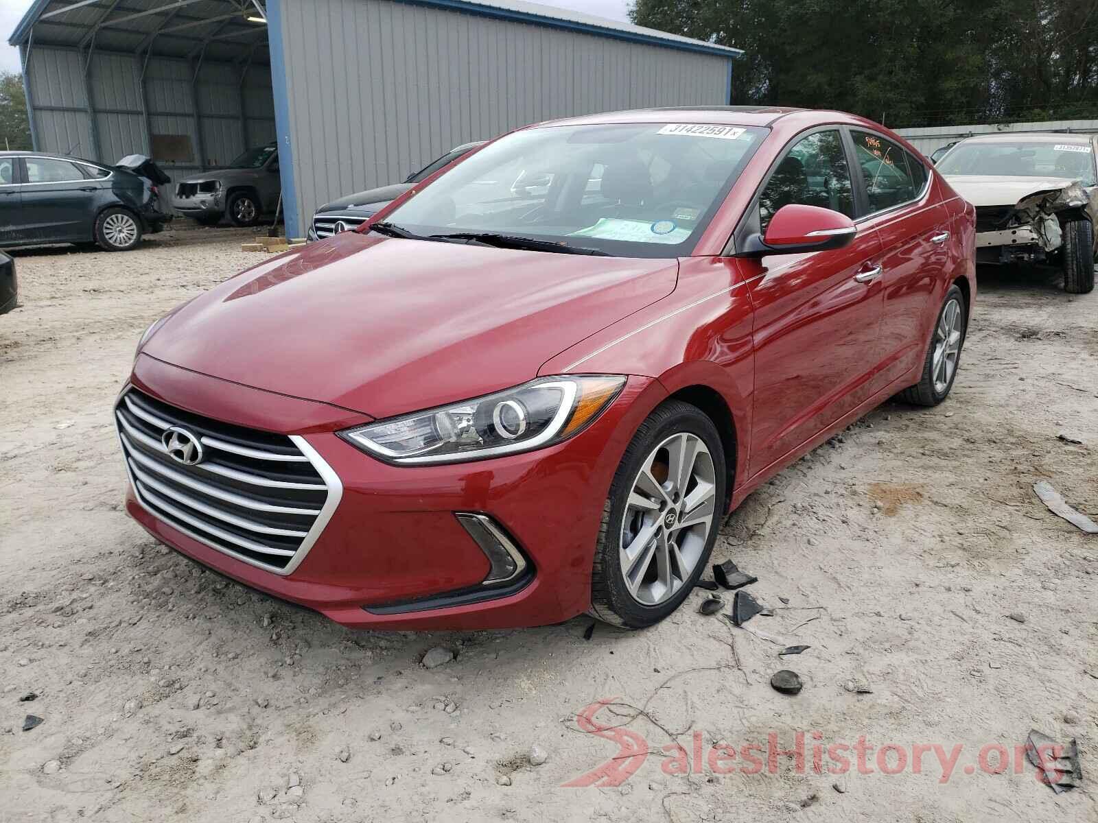 KMHD84LF5HU283741 2017 HYUNDAI ELANTRA