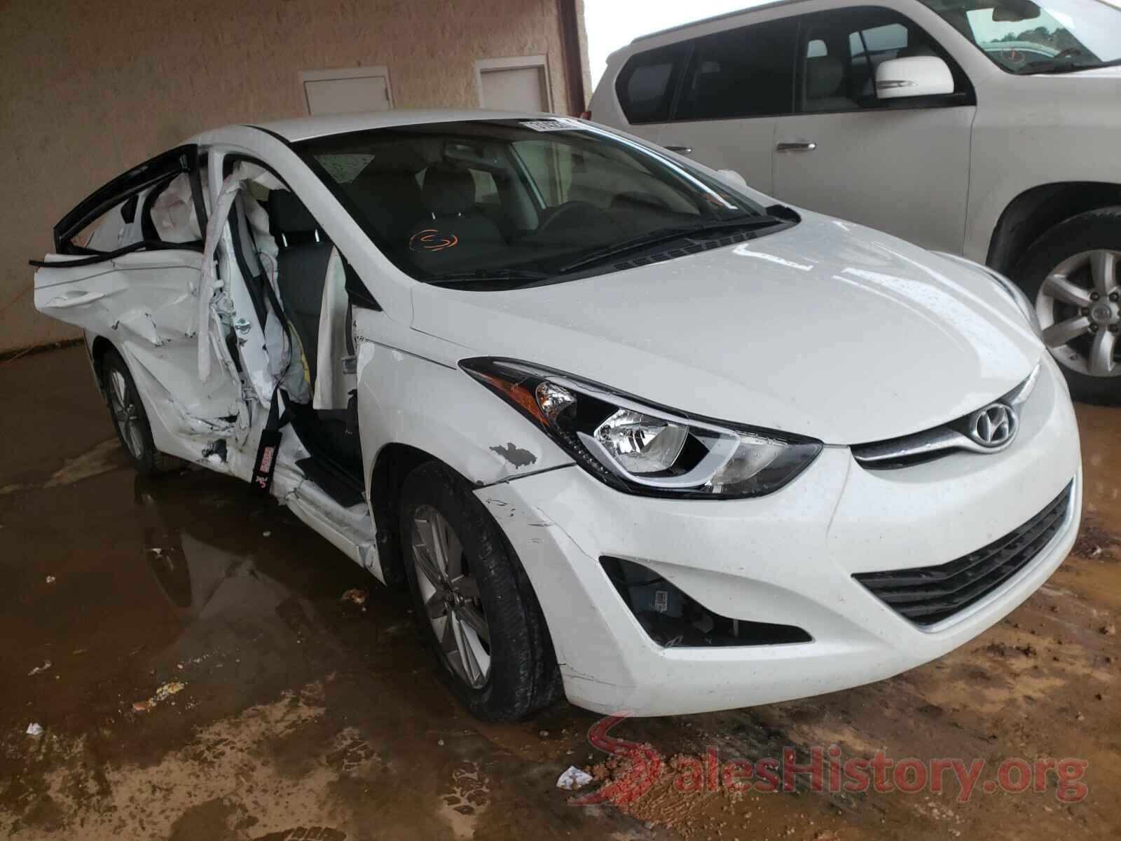 5NPDH4AE6GH726227 2016 HYUNDAI ELANTRA