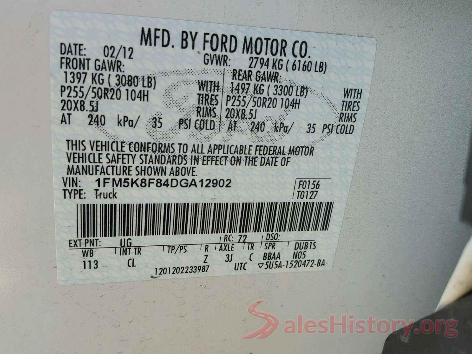 5FPYK3F12MB009392 2013 FORD EXPLORER