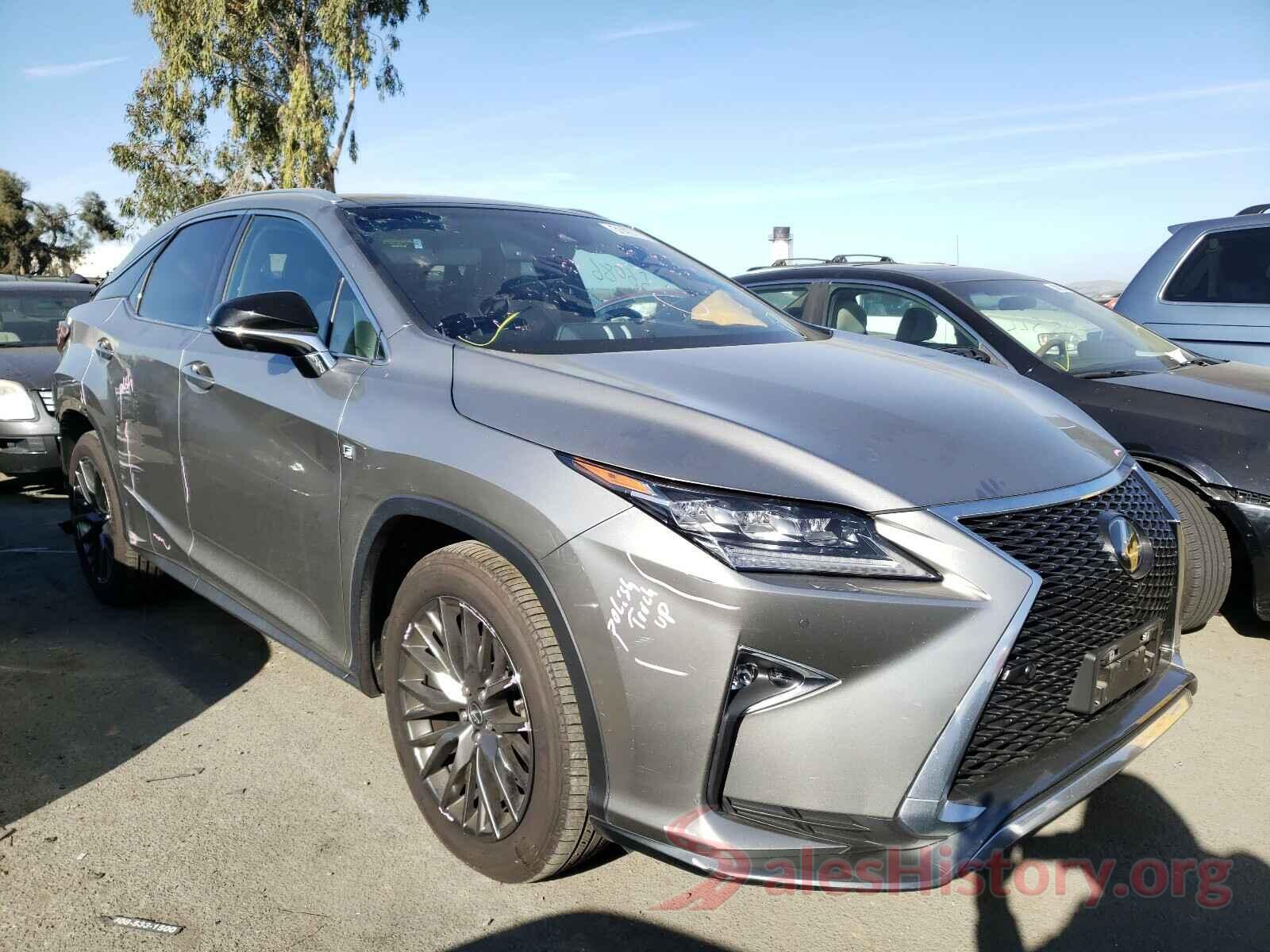 2T2BZMCA7HC068934 2017 LEXUS RX350