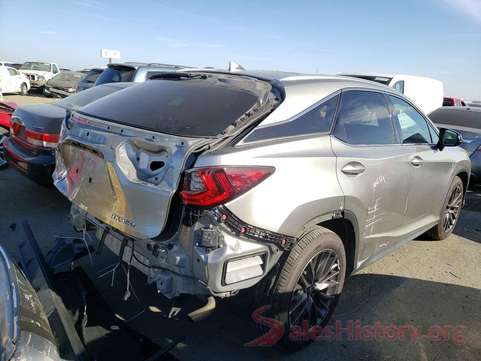 2T2BZMCA7HC068934 2017 LEXUS RX350