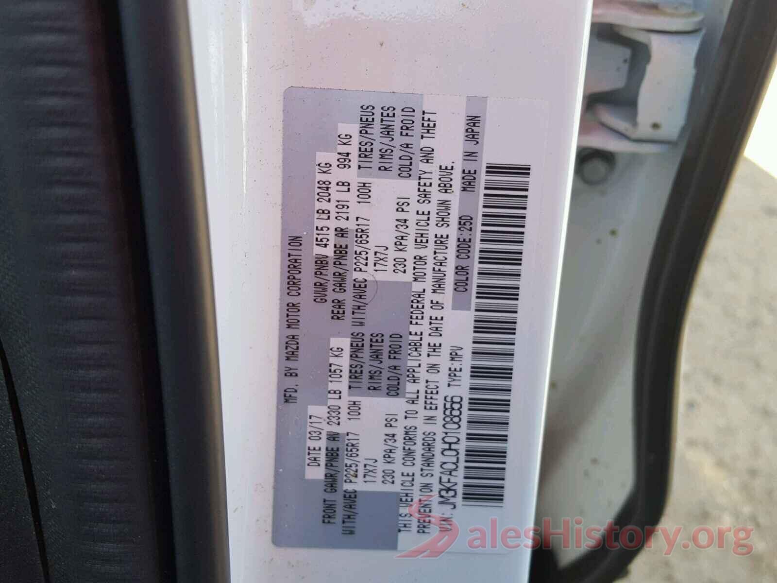 1N4AA6DV4LC376705 2017 MAZDA CX-5