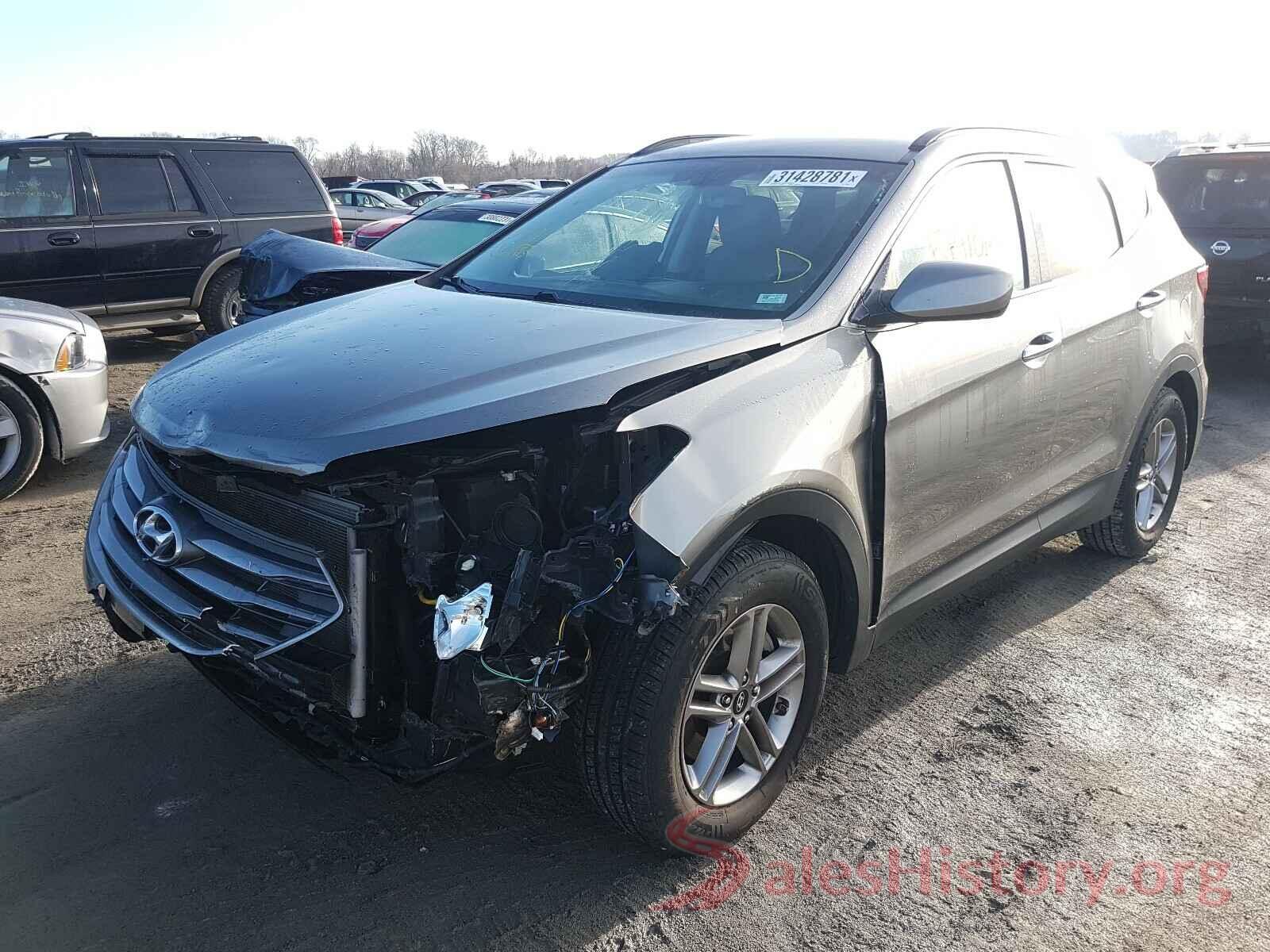 5XYZUDLB1HG435034 2017 HYUNDAI SANTA FE