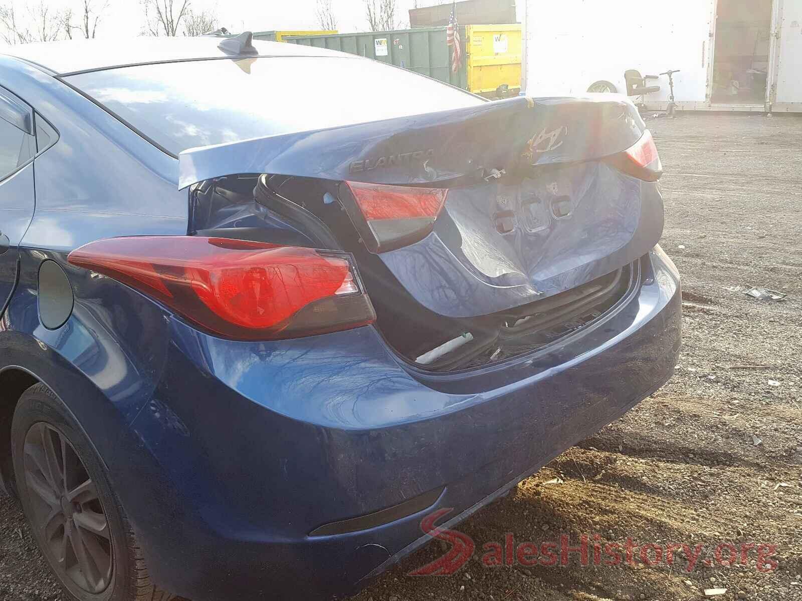 5NPDH4AE6GH684013 2016 HYUNDAI ELANTRA