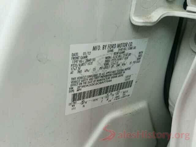 1FT7W2B69KED27822 2012 FORD EDGE