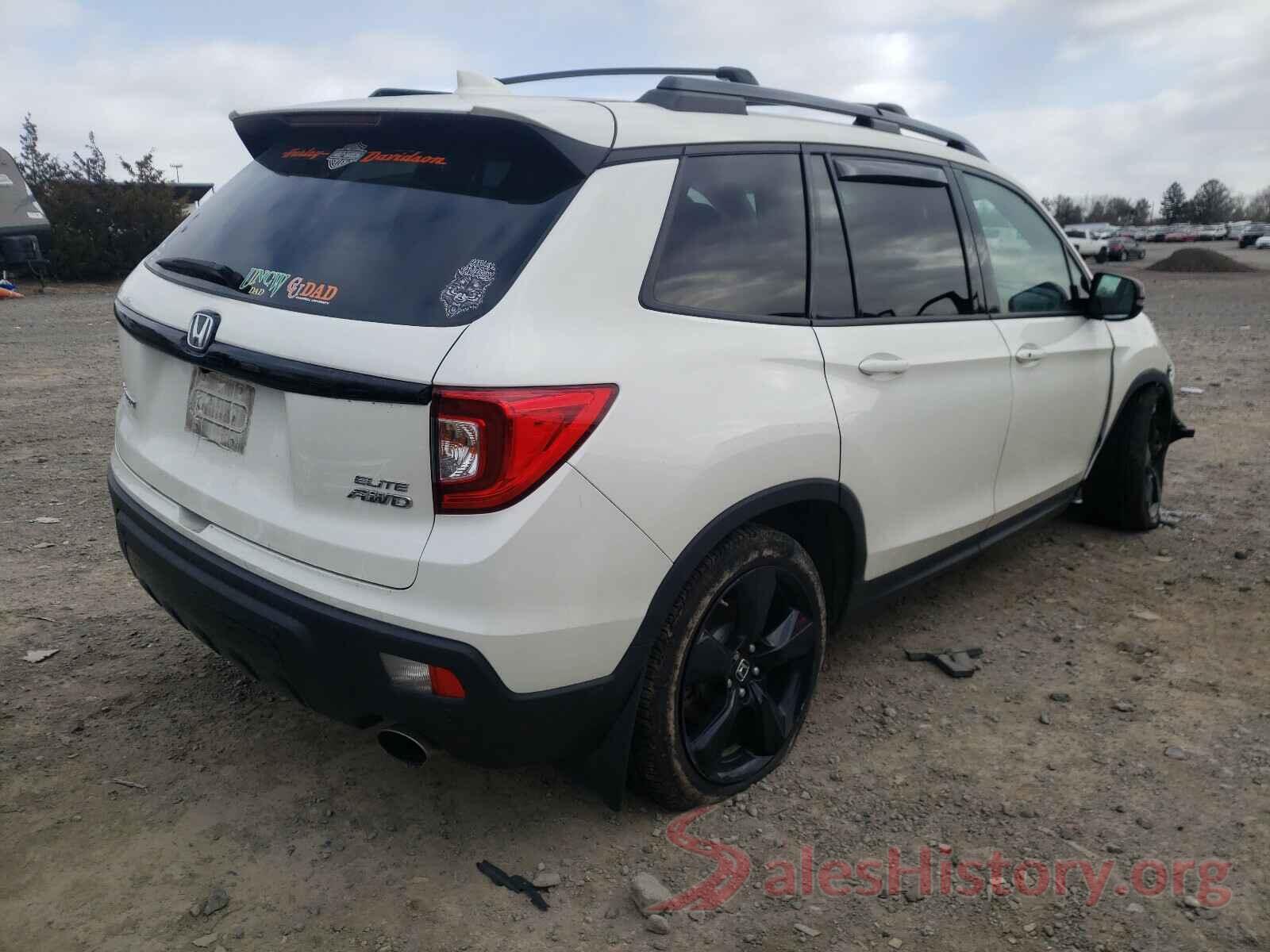 5FNYF8H01KB012814 2019 HONDA PASSPORT