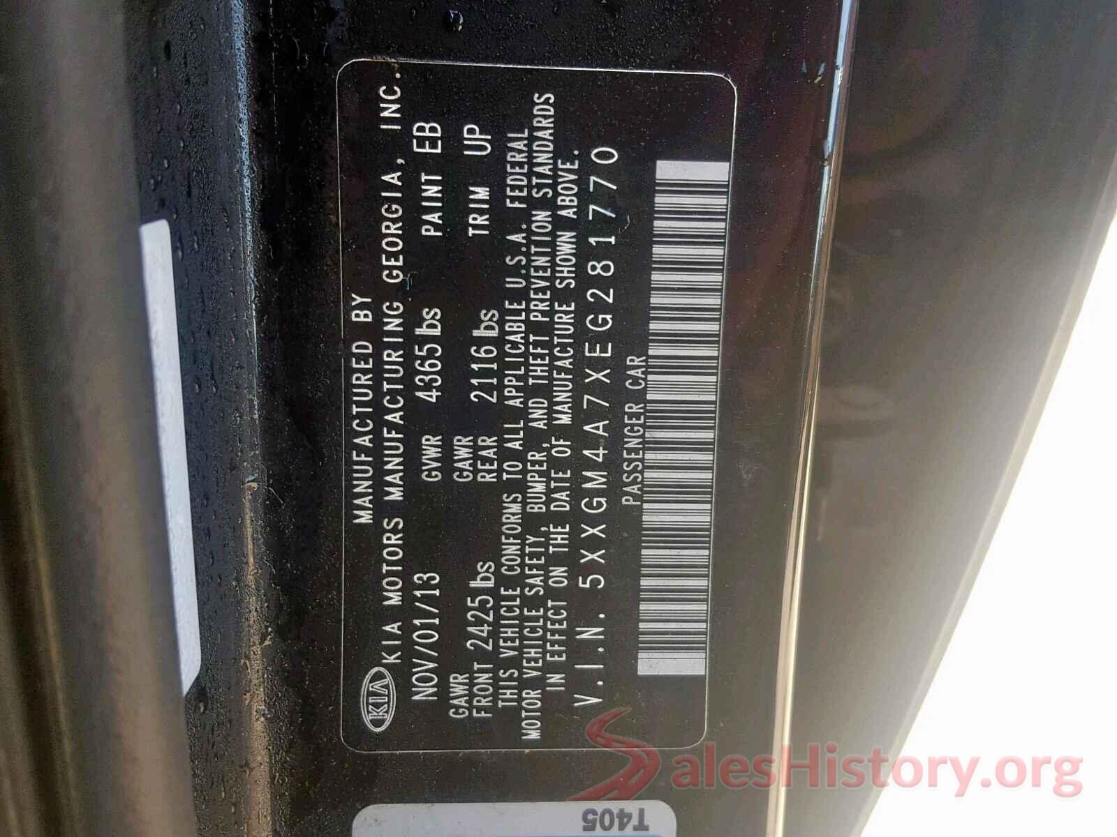 KNADM4A34G6633742 2014 KIA OPTIMA LX