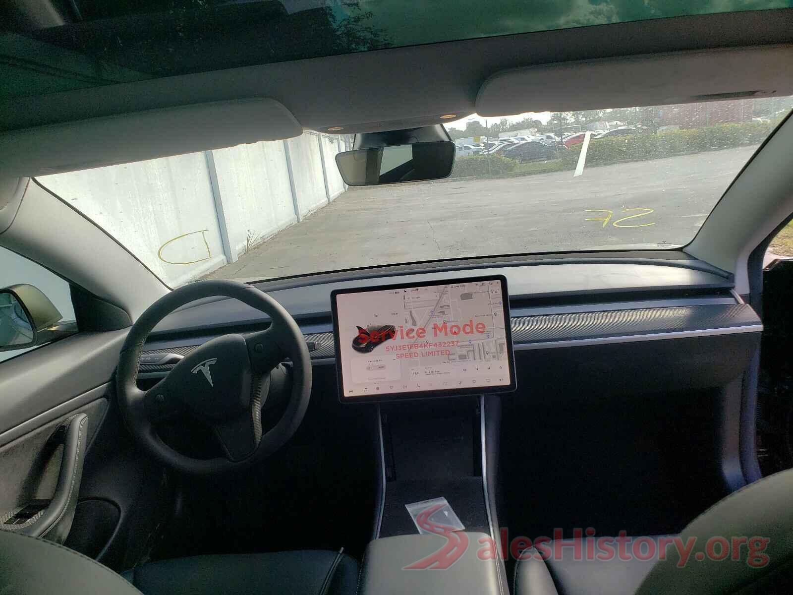 5YJ3E1EB4KF432237 2019 TESLA MODEL 3