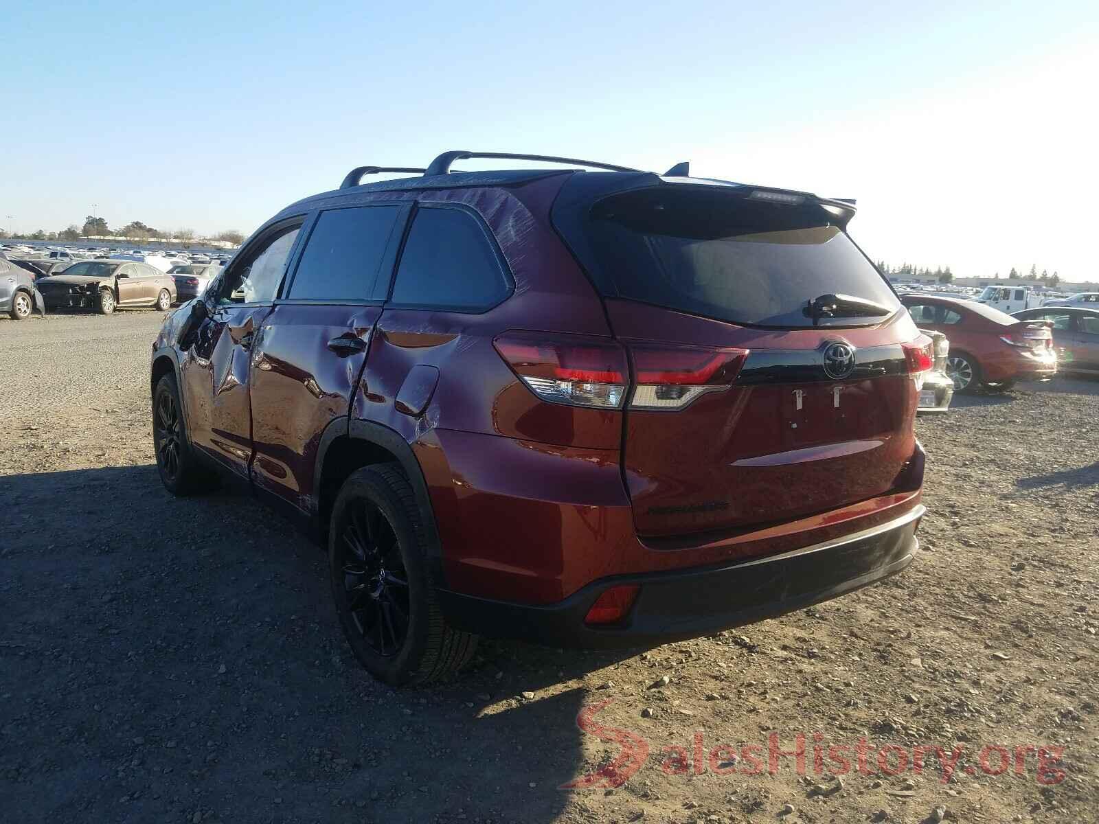 5TDKZRFH3KS331011 2019 TOYOTA HIGHLANDER