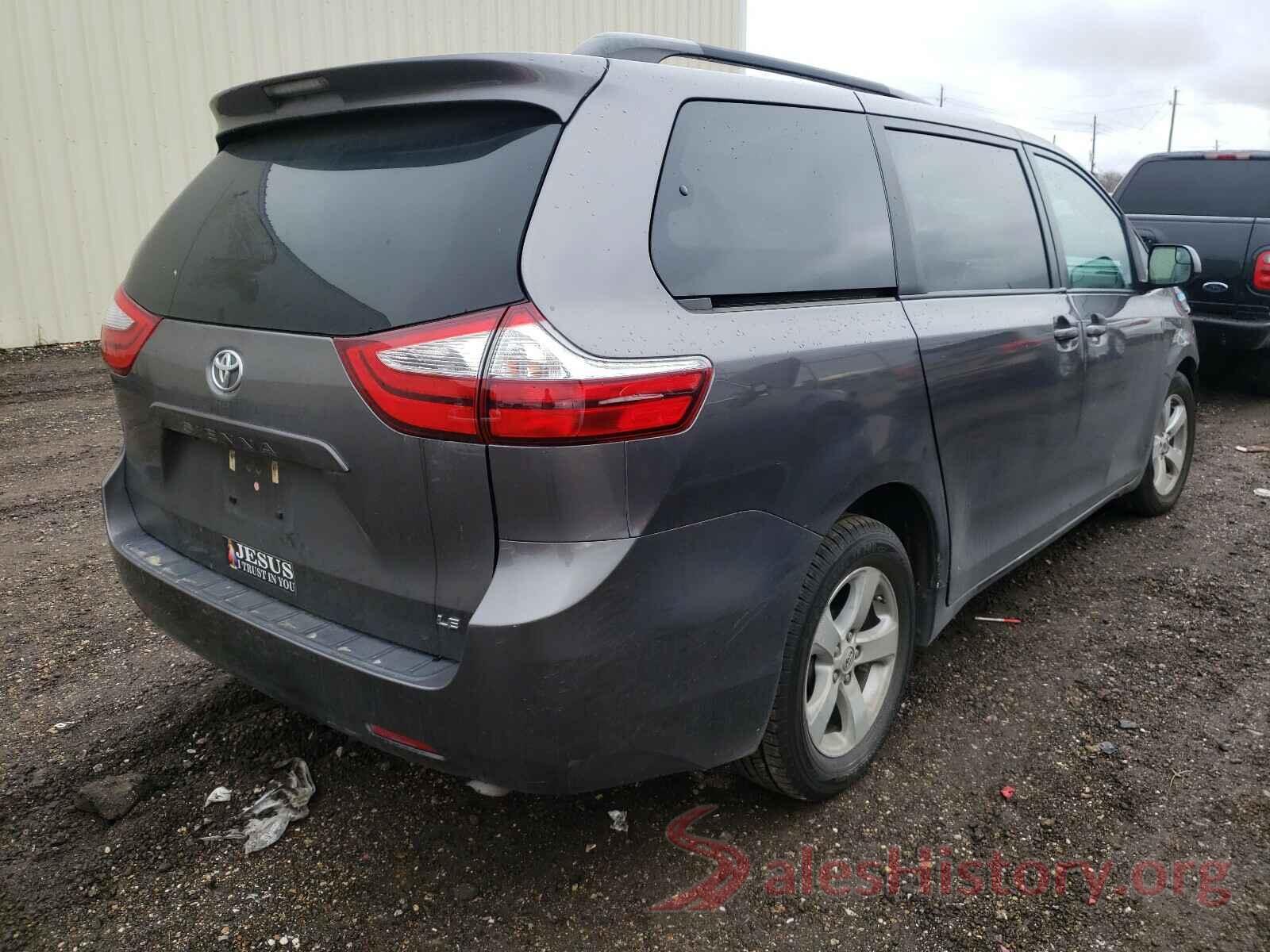 5TDKZ3DC0HS865564 2017 TOYOTA SIENNA