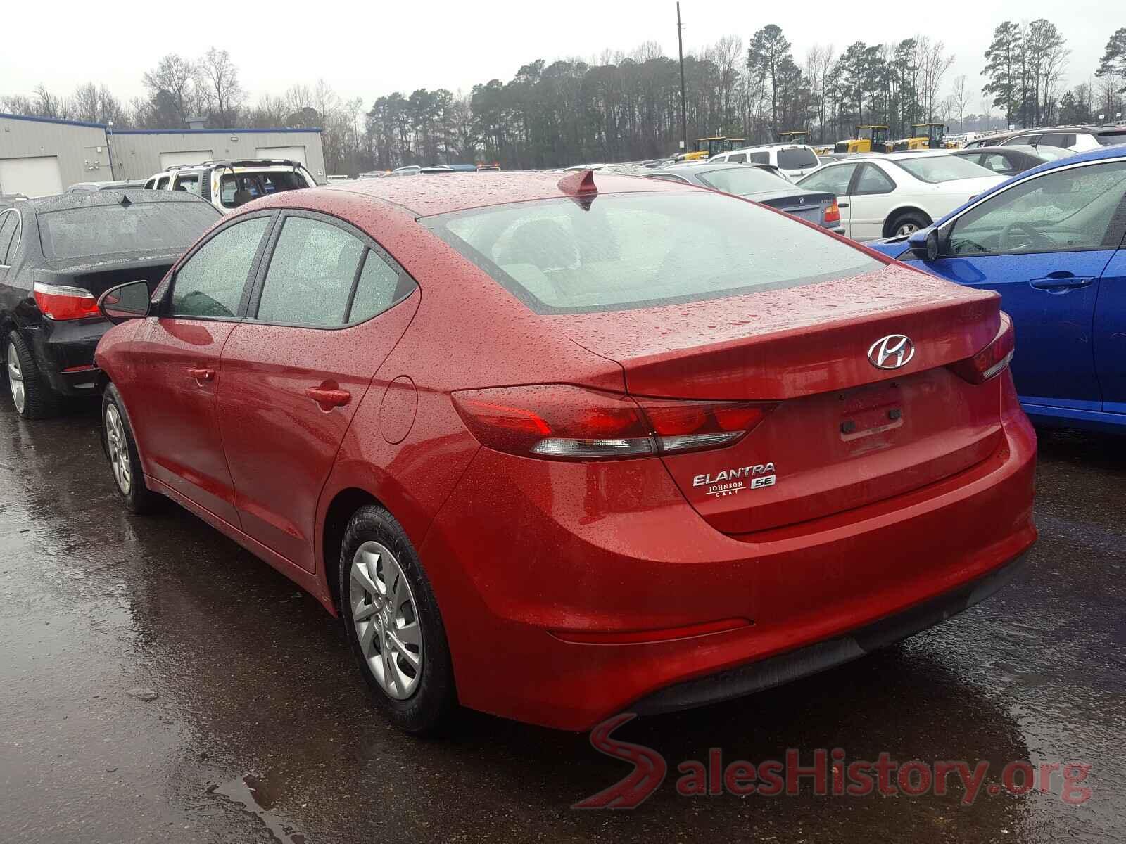 KMHD74LF2HU166122 2017 HYUNDAI ELANTRA