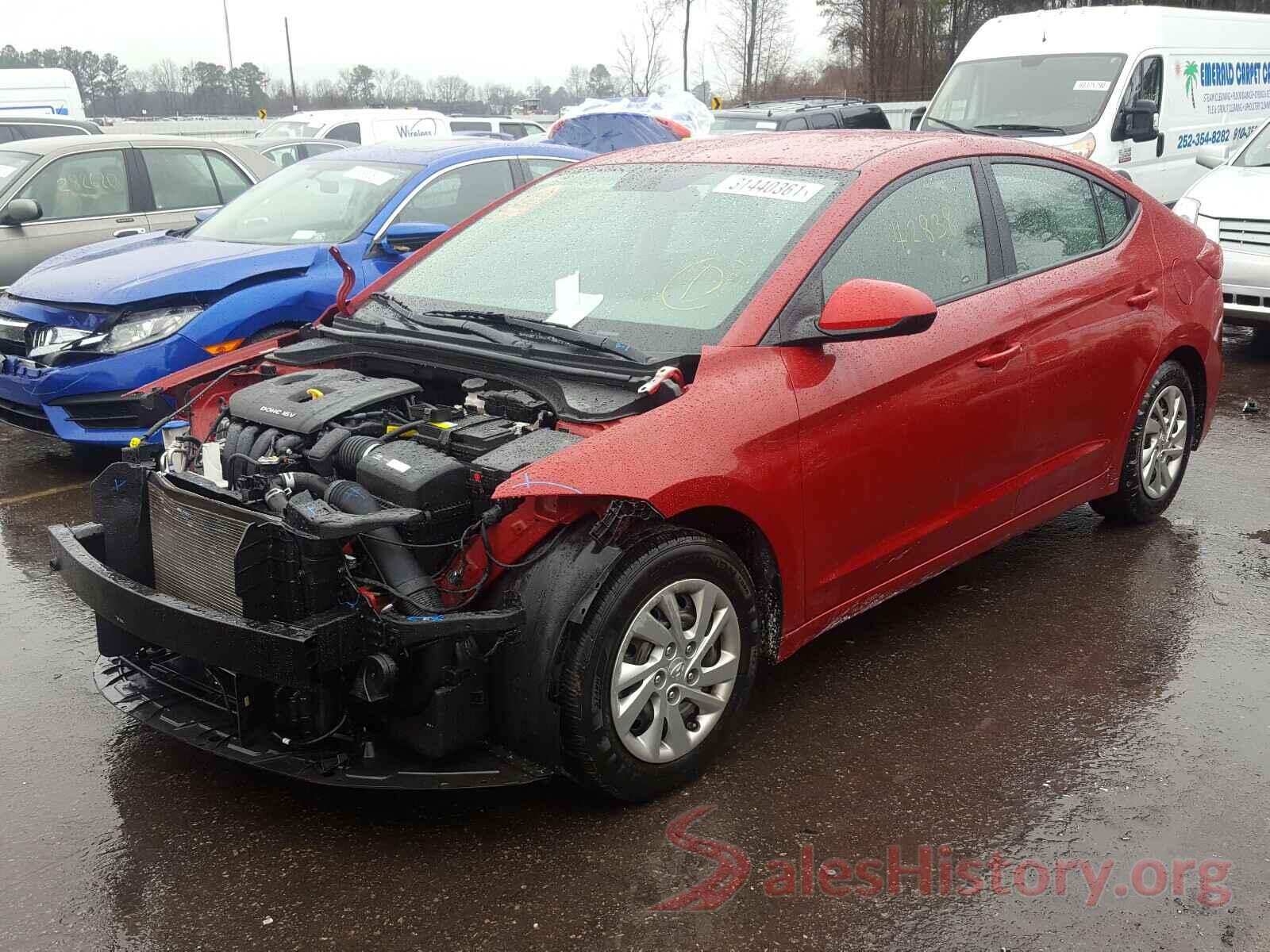 KMHD74LF2HU166122 2017 HYUNDAI ELANTRA