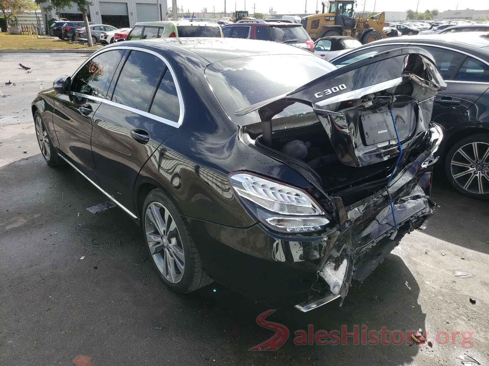 55SWF4JB1HU204480 2017 MERCEDES-BENZ C CLASS