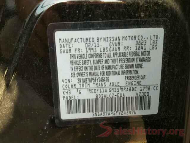 5YJ3E1EC7LF646911 2015 NISSAN SENTRA