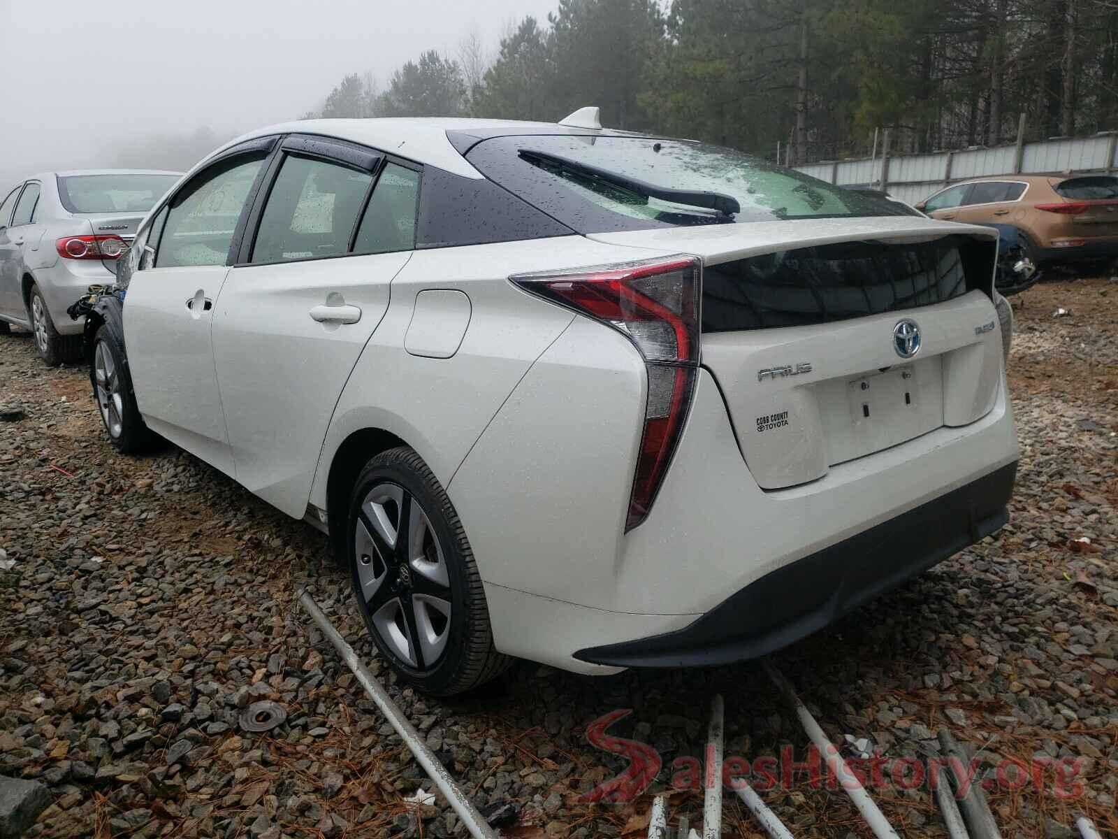 JTDKARFU5G3524791 2016 TOYOTA PRIUS