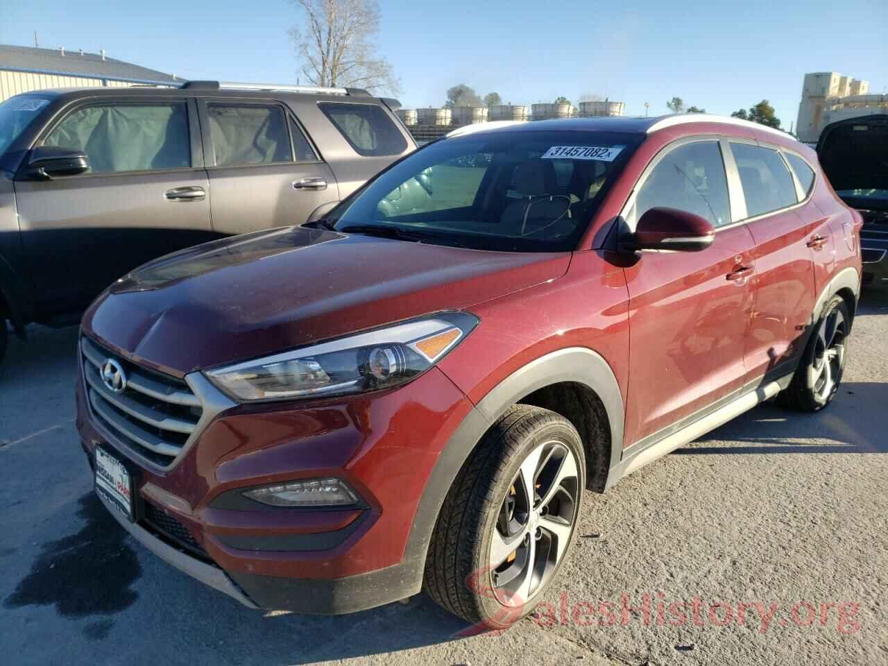 KM8J33ALXJU805564 2018 HYUNDAI TUCSON