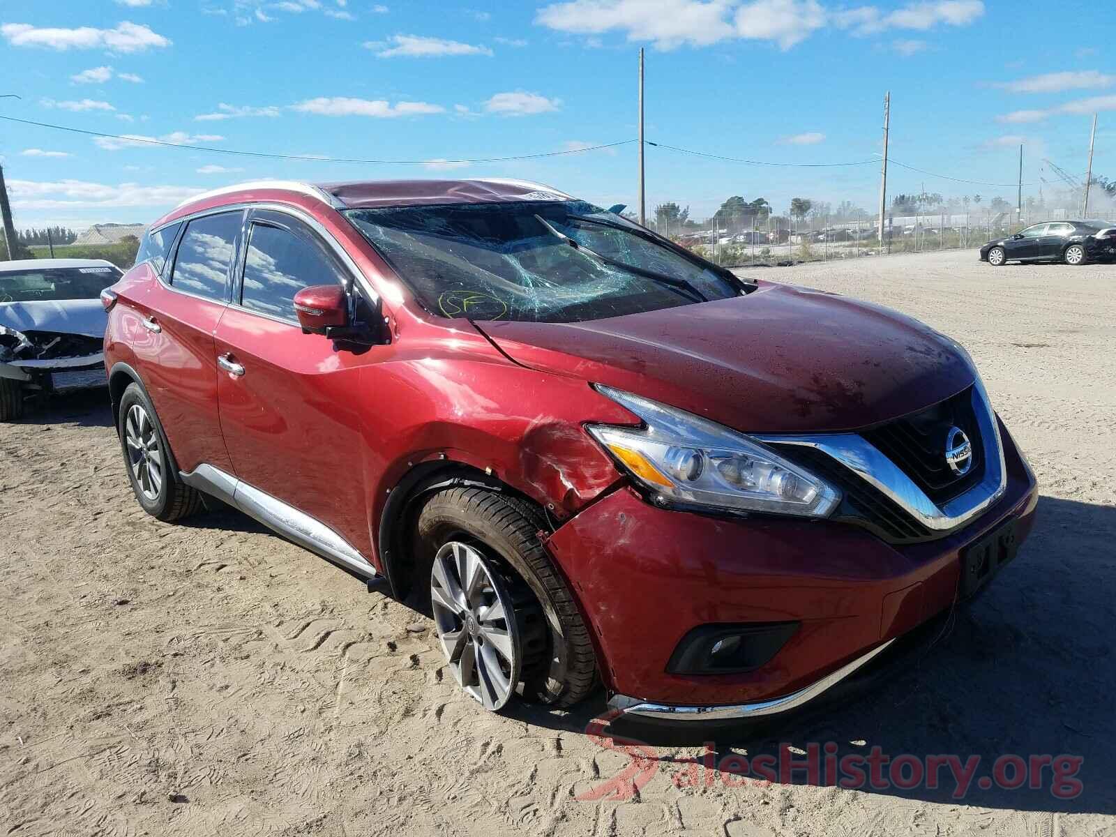 5N1AZ2MGXHN107080 2017 NISSAN MURANO