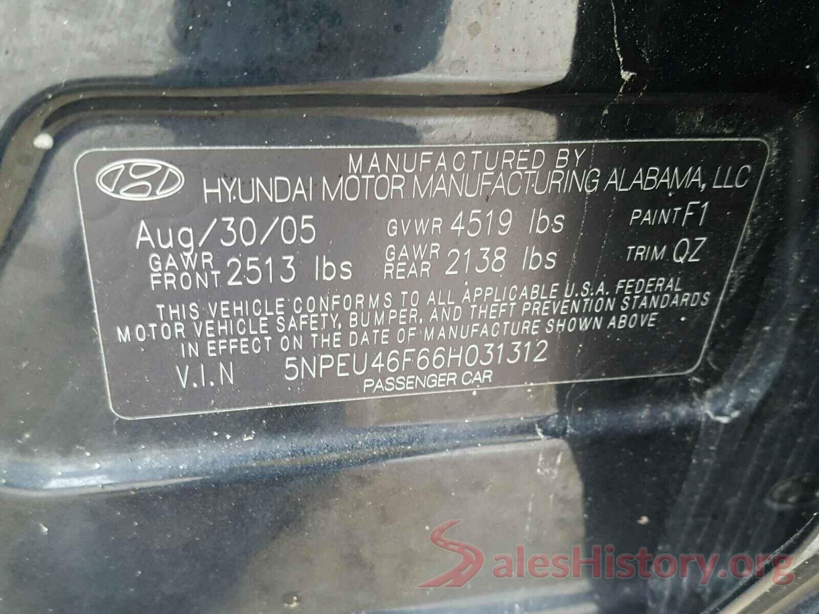 1C4NJPFA4GD622356 2006 HYUNDAI SONATA