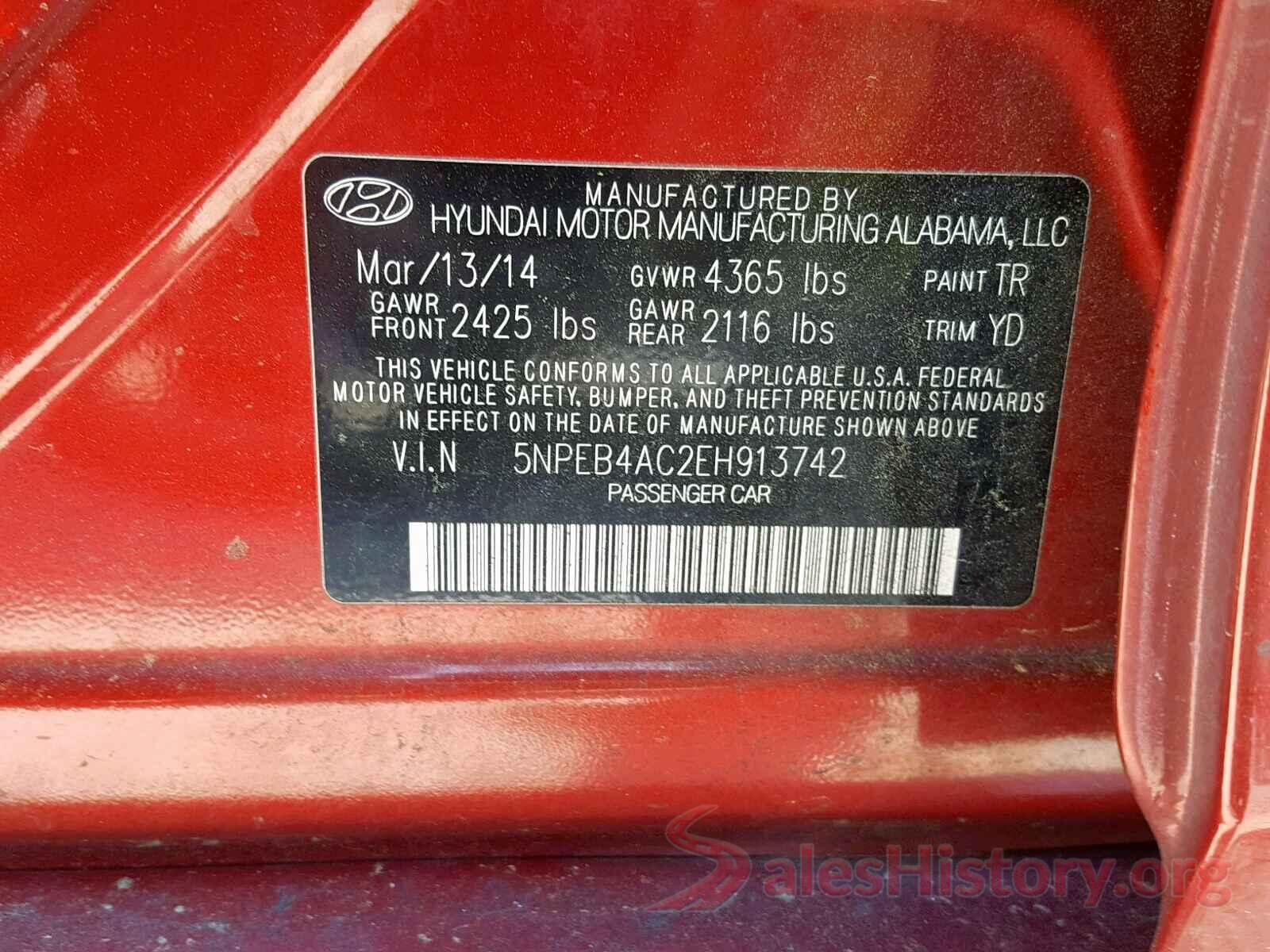 4S4BSAFC3K3330173 2014 HYUNDAI SONATA