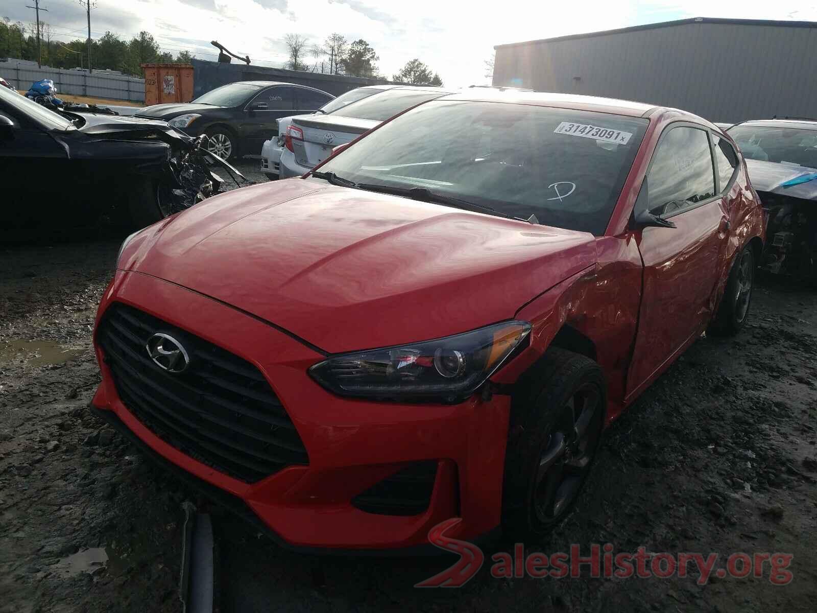 KMHTG6AF8KU009034 2019 HYUNDAI VELOSTER