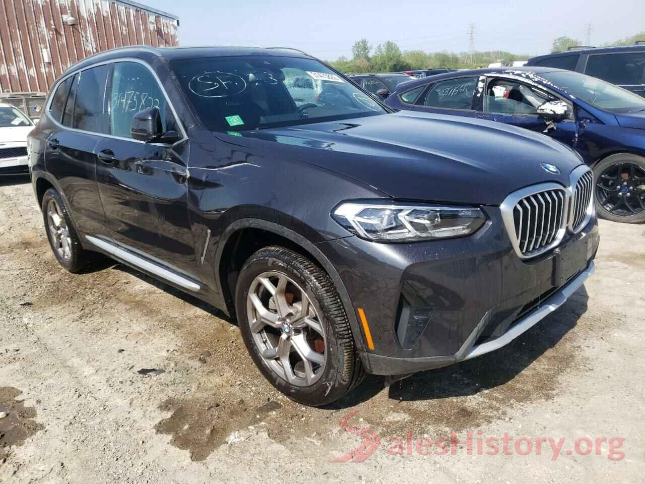 5UX53DP07N9J57780 2022 BMW X3