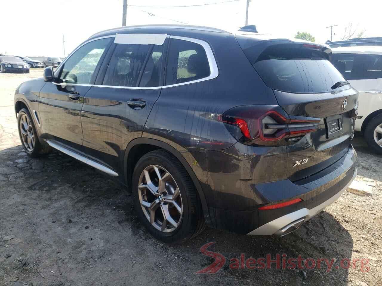 5UX53DP07N9J57780 2022 BMW X3