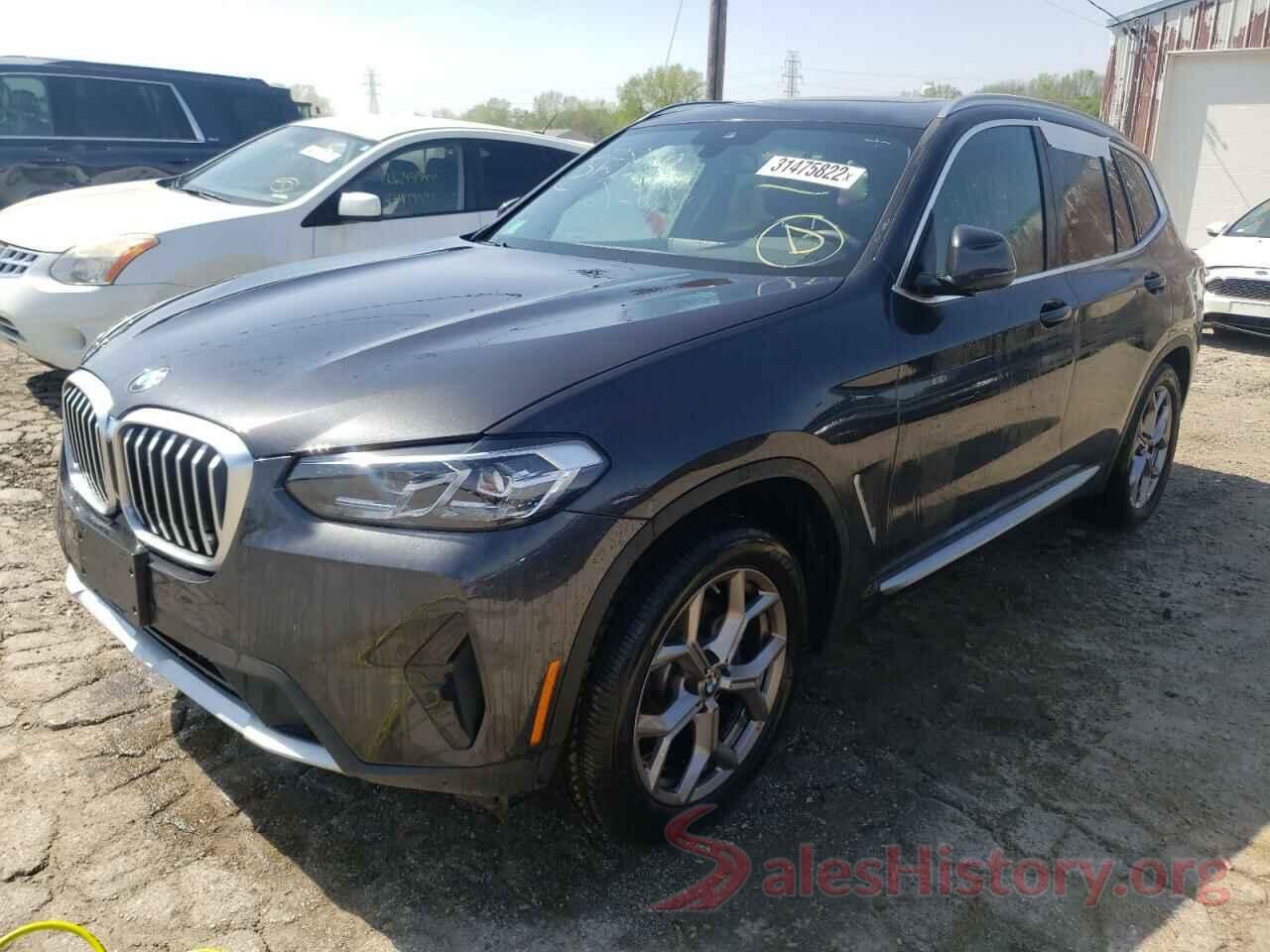 5UX53DP07N9J57780 2022 BMW X3