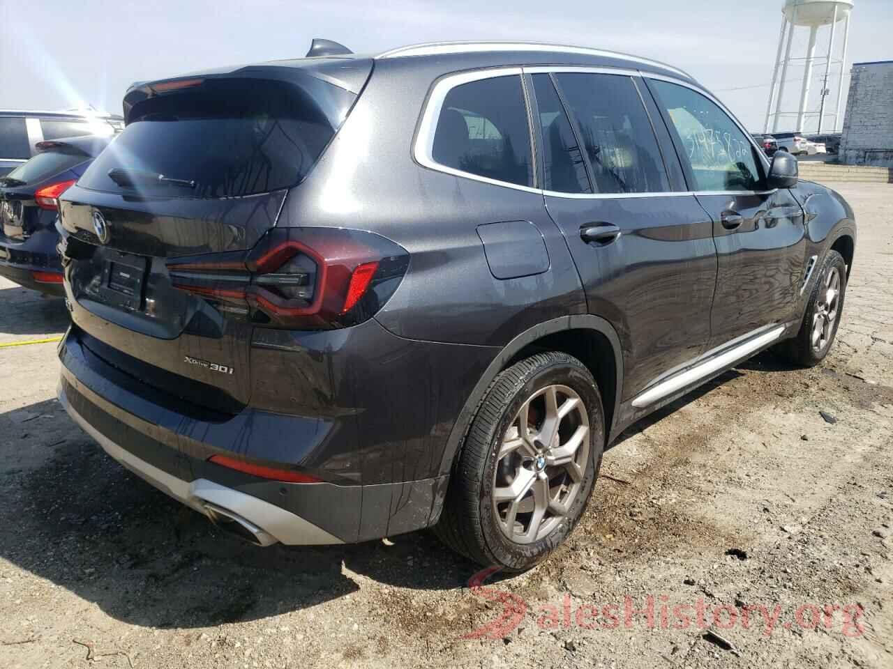 5UX53DP07N9J57780 2022 BMW X3