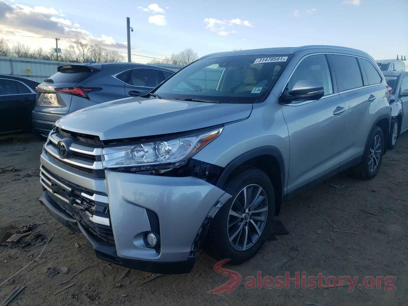 5TDJZRFHXKS578425 2019 TOYOTA HIGHLANDER