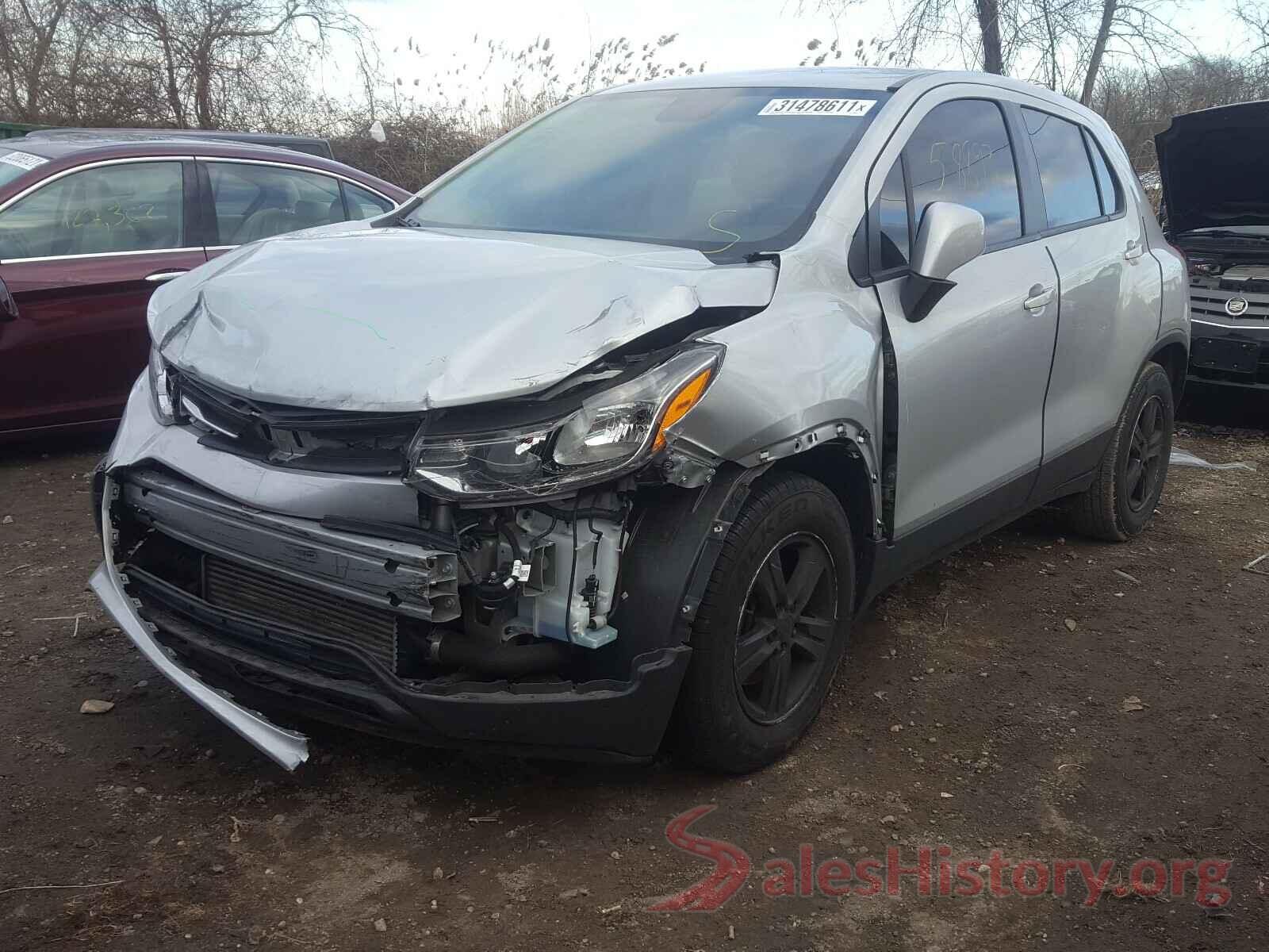 3GNCJKSB8KL295267 2019 CHEVROLET TRAX