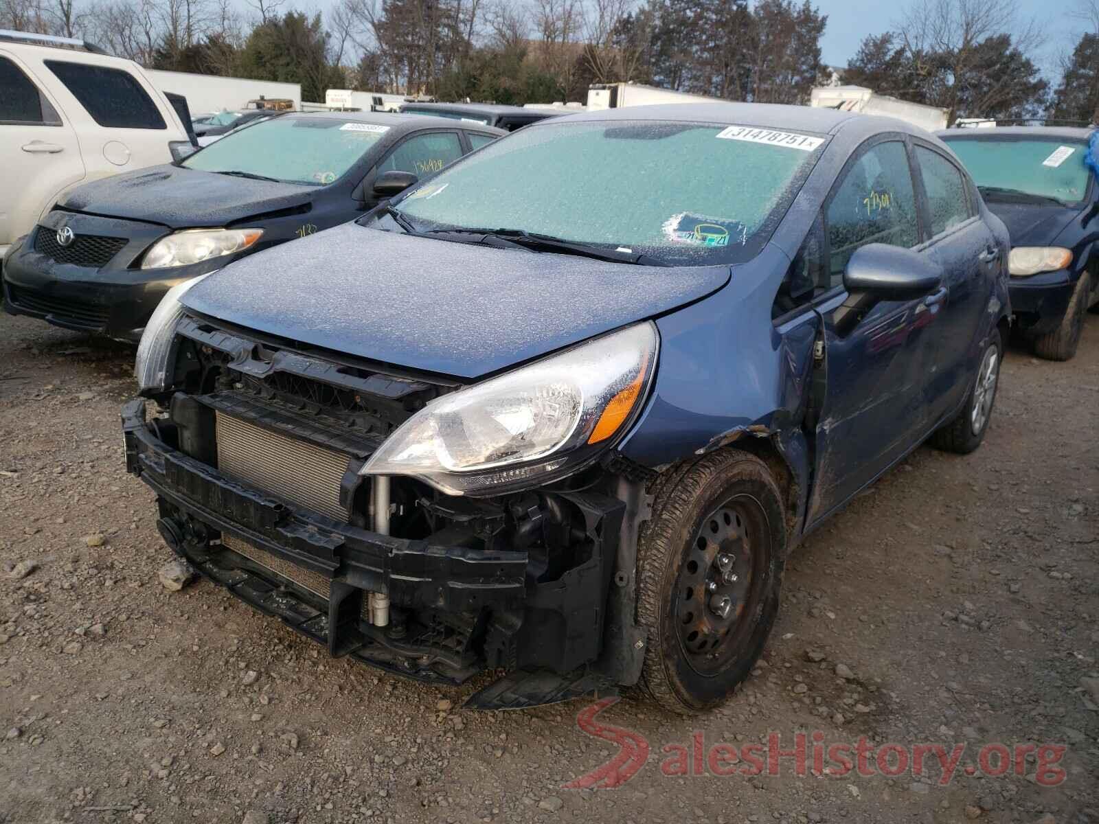 KNADM4A37G6573701 2016 KIA RIO