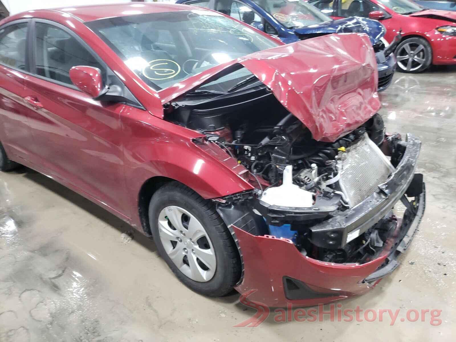 5NPDH4AEXGH763698 2016 HYUNDAI ELANTRA