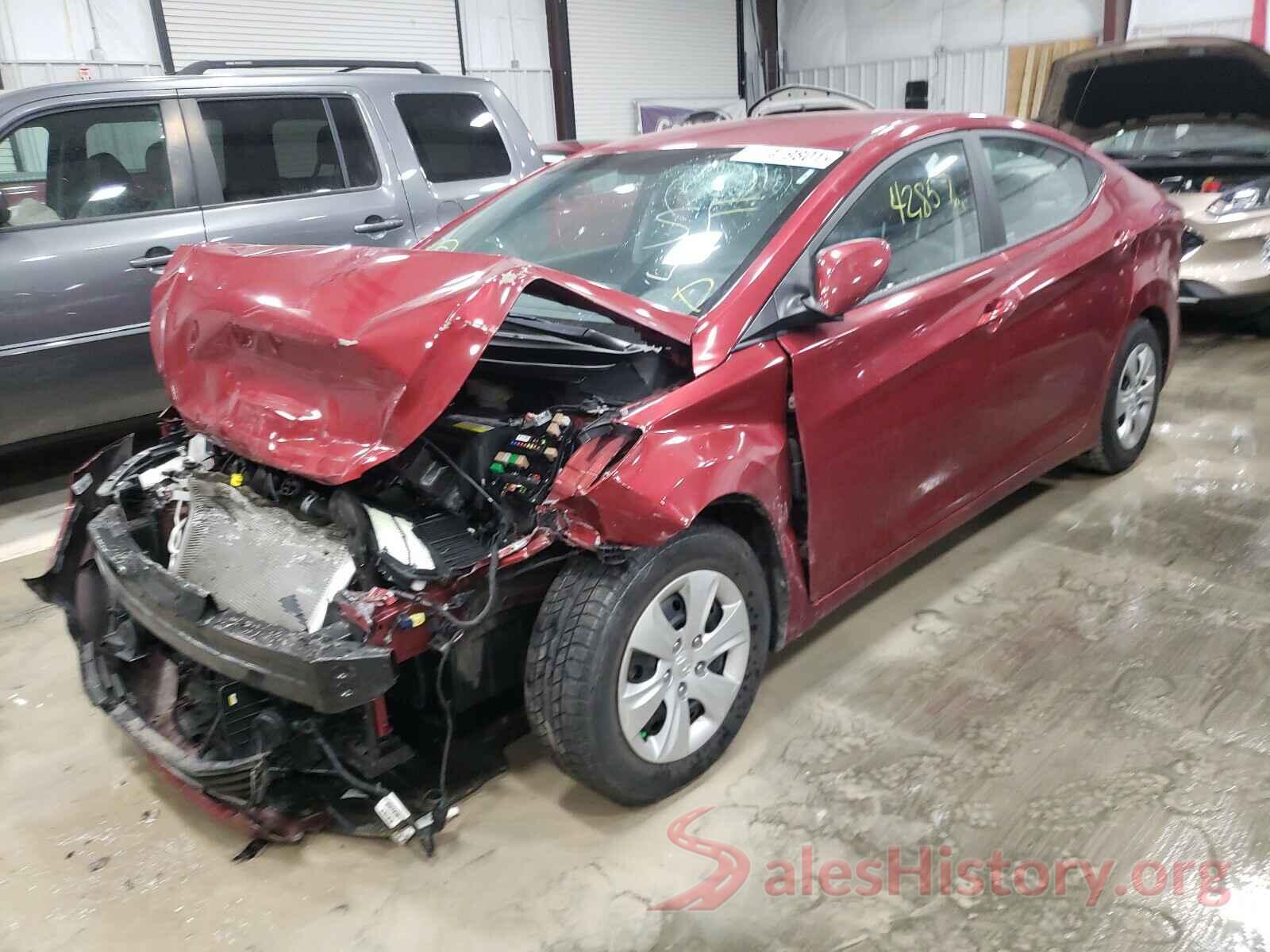 5NPDH4AEXGH763698 2016 HYUNDAI ELANTRA