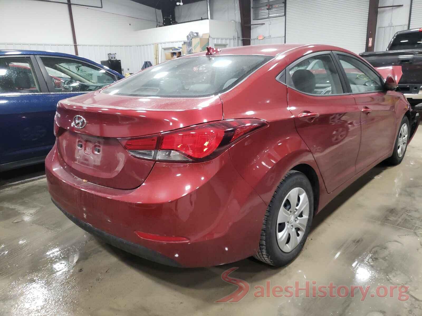 5NPDH4AEXGH763698 2016 HYUNDAI ELANTRA