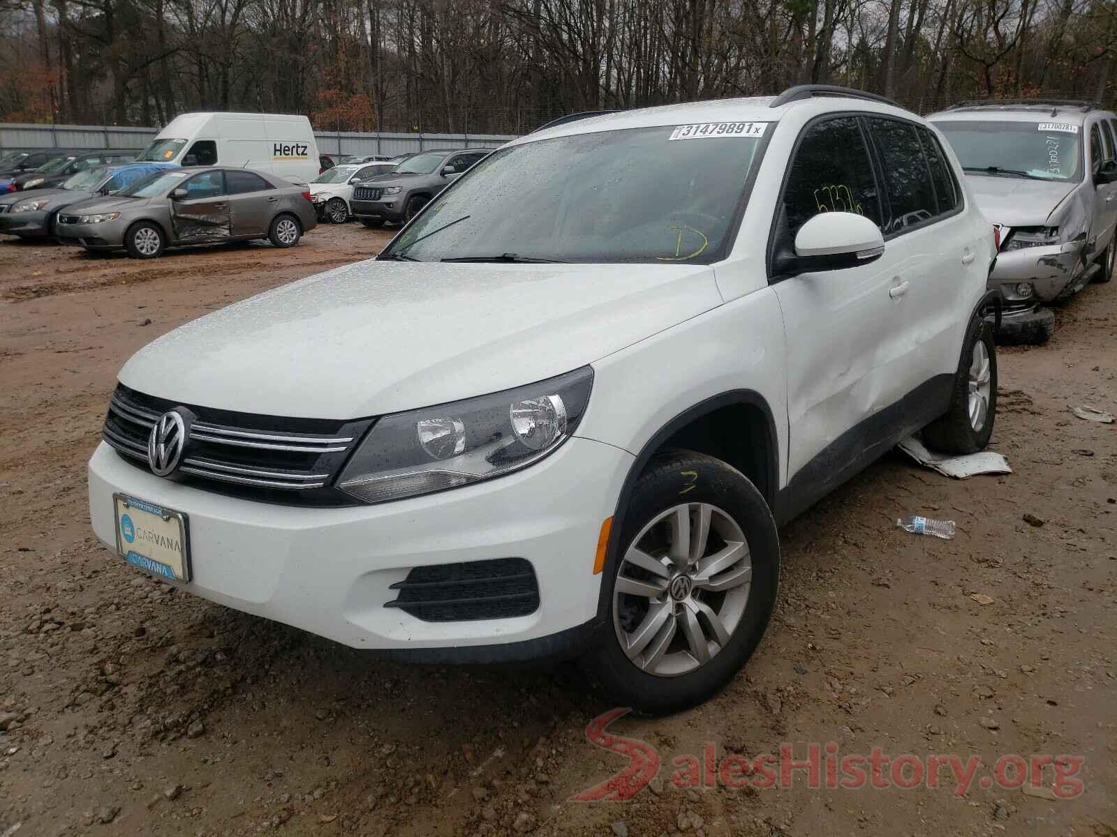 WVGAV7AX8HK021460 2017 VOLKSWAGEN TIGUAN