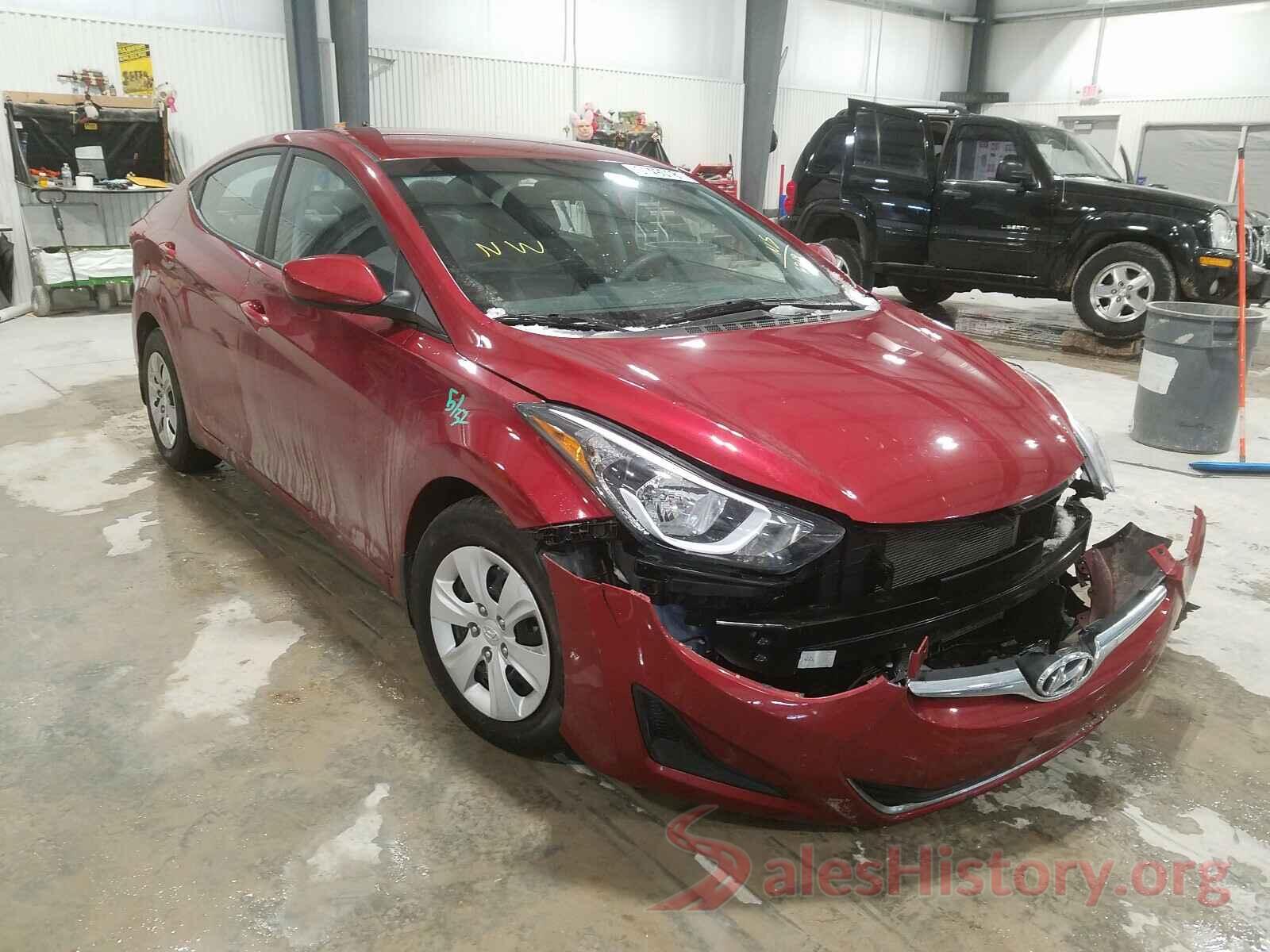 5NPDH4AE5GH796219 2016 HYUNDAI ELANTRA