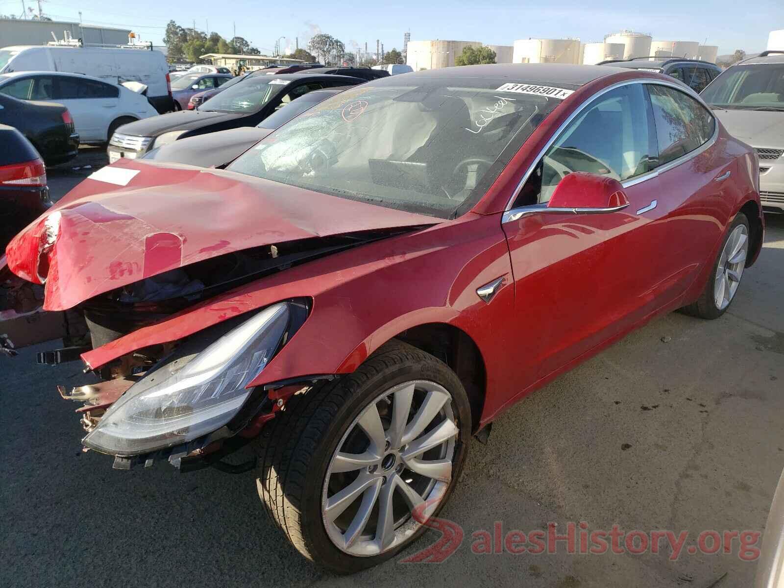 5YJ3E1EB0JF133388 2018 TESLA MODEL 3