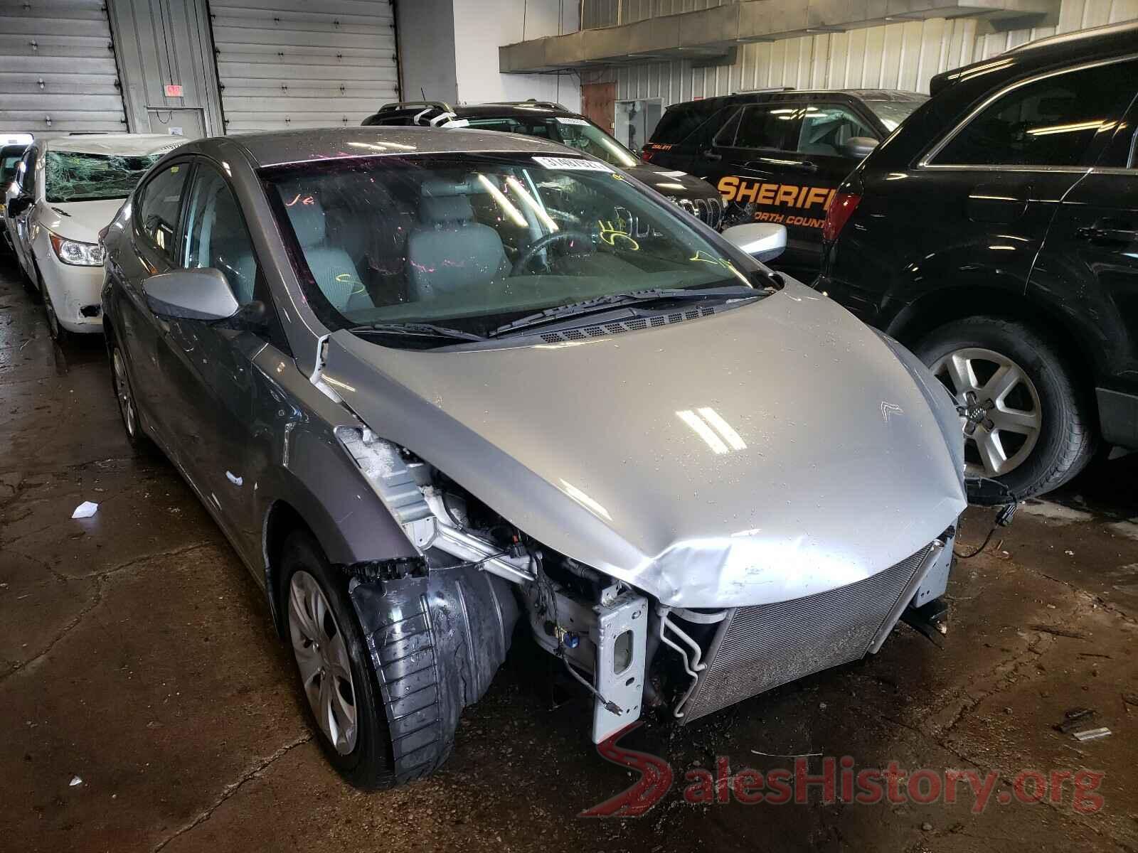 5NPDH4AE6GH719357 2016 HYUNDAI ELANTRA