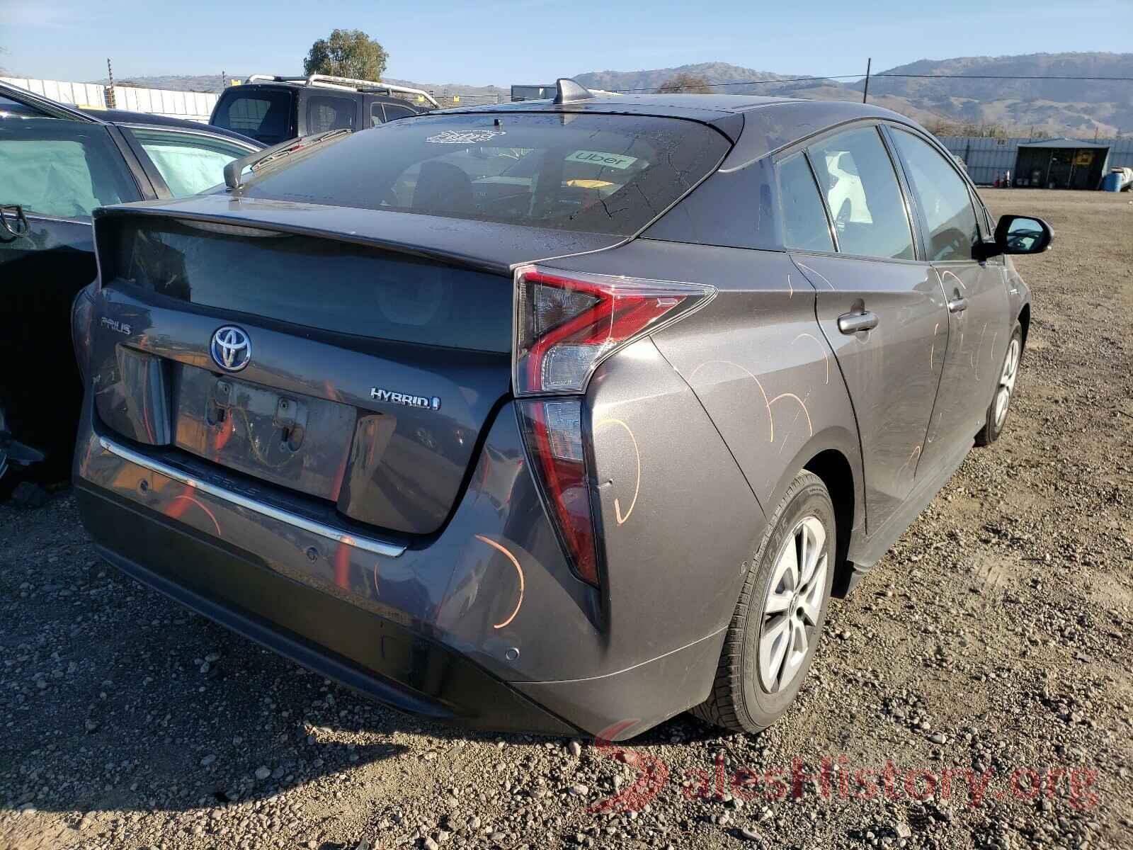 JTDKARFU0H3543752 2017 TOYOTA PRIUS