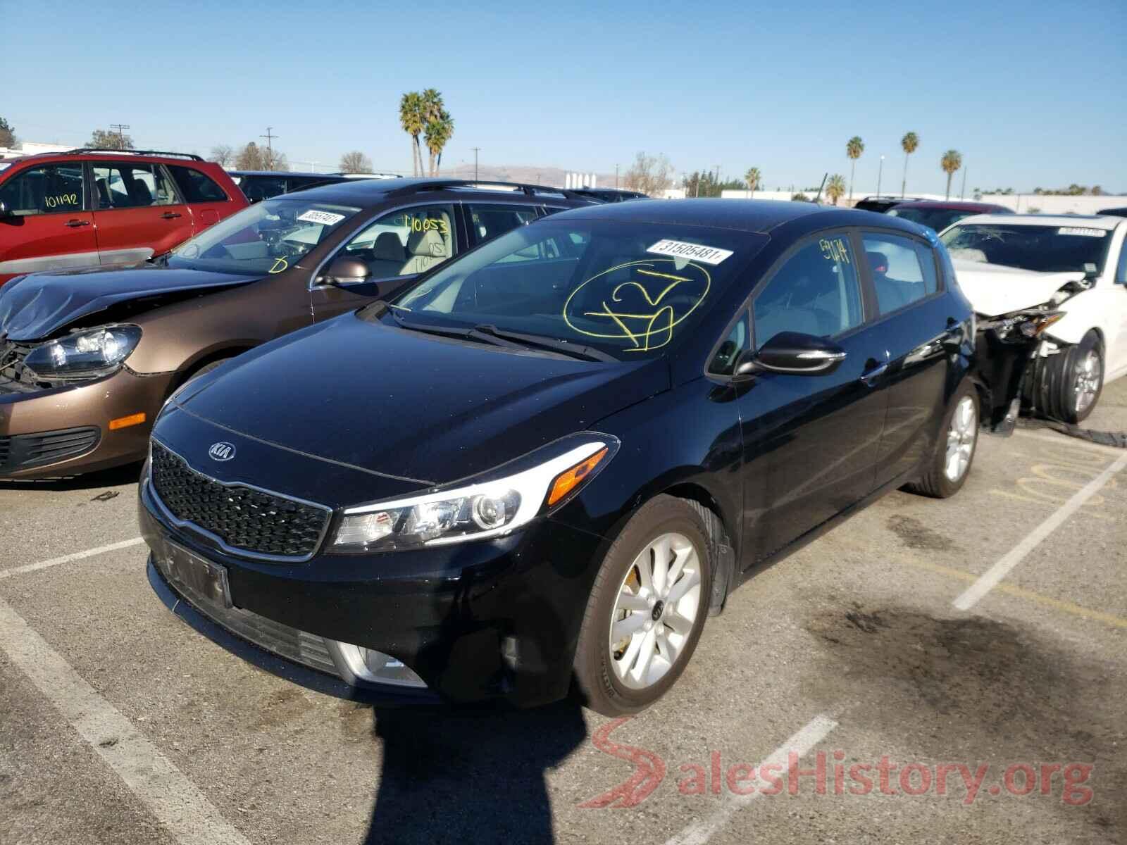 KNAFK5A80H5686381 2017 KIA FORTE