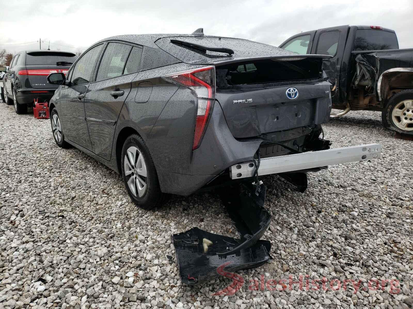 JTDKBRFU0H3042728 2017 TOYOTA PRIUS