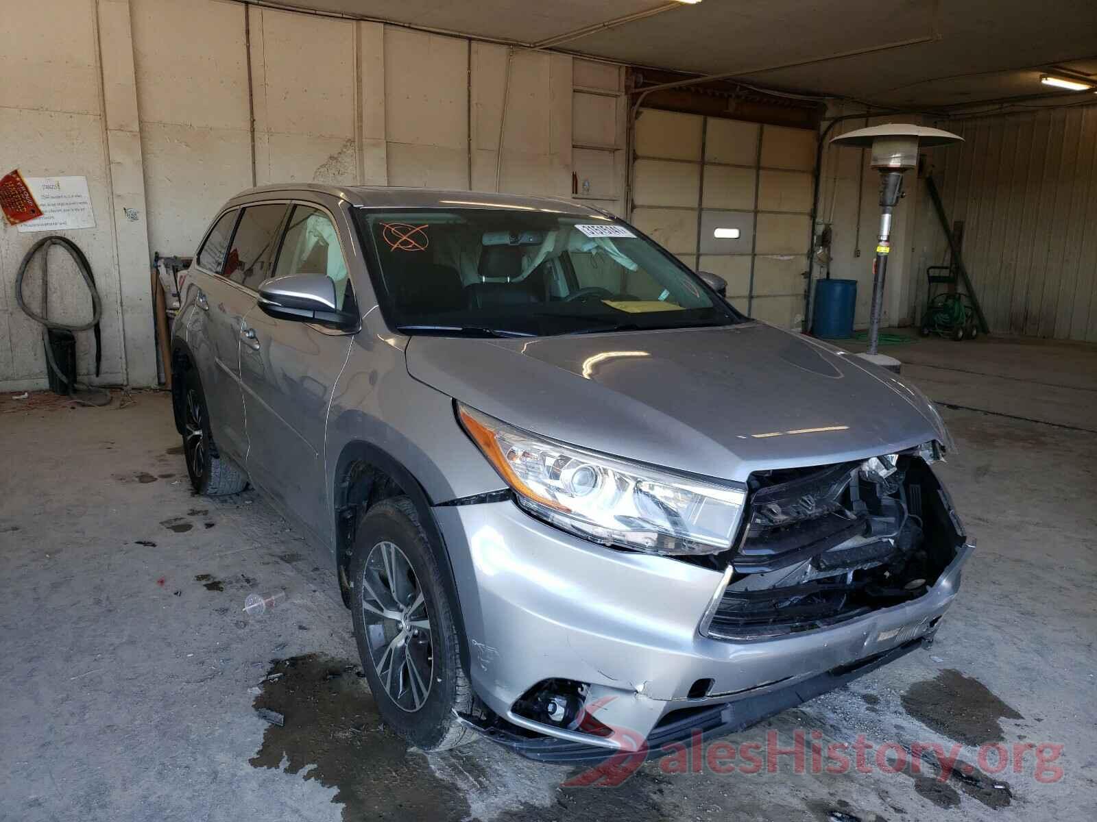 5TDJKRFH8GS265465 2016 TOYOTA HIGHLANDER