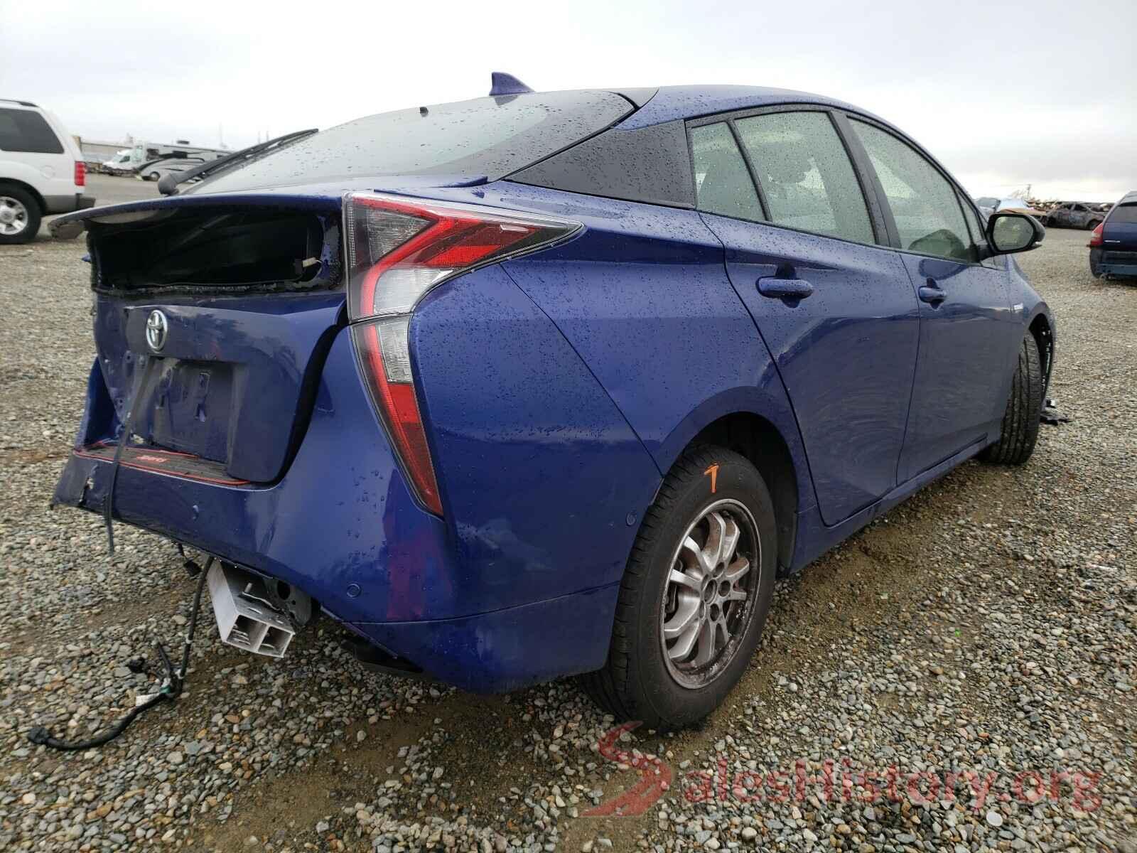 JTDKARFU6H3047306 2017 TOYOTA PRIUS